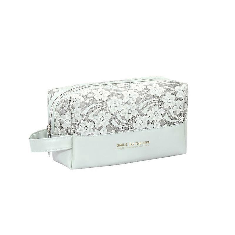 Large Capacity Cosmetic Tools Storage Bag, Spec: Octagon (Gray Green)