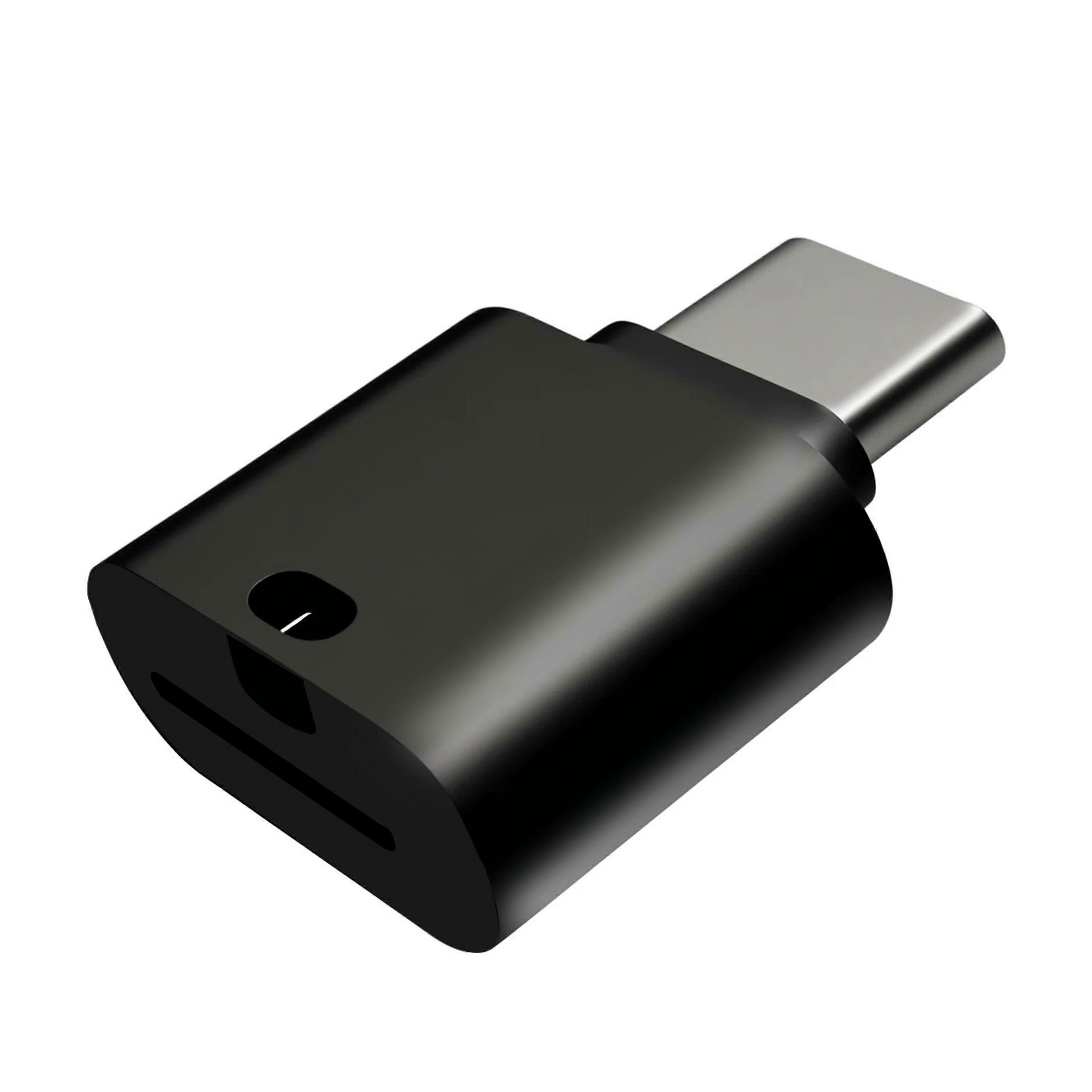 USB C TF Card Reader Adapter With Keychain For Microed Cards For Phone 15 Smartphones And Tablets  Black