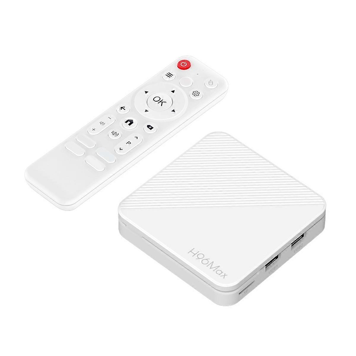 H313 Smart TV Box Android 14, Dual-Band WiFi6, BT6.0 2GB+8GB Video Player Smart Set Top Box EU Plug