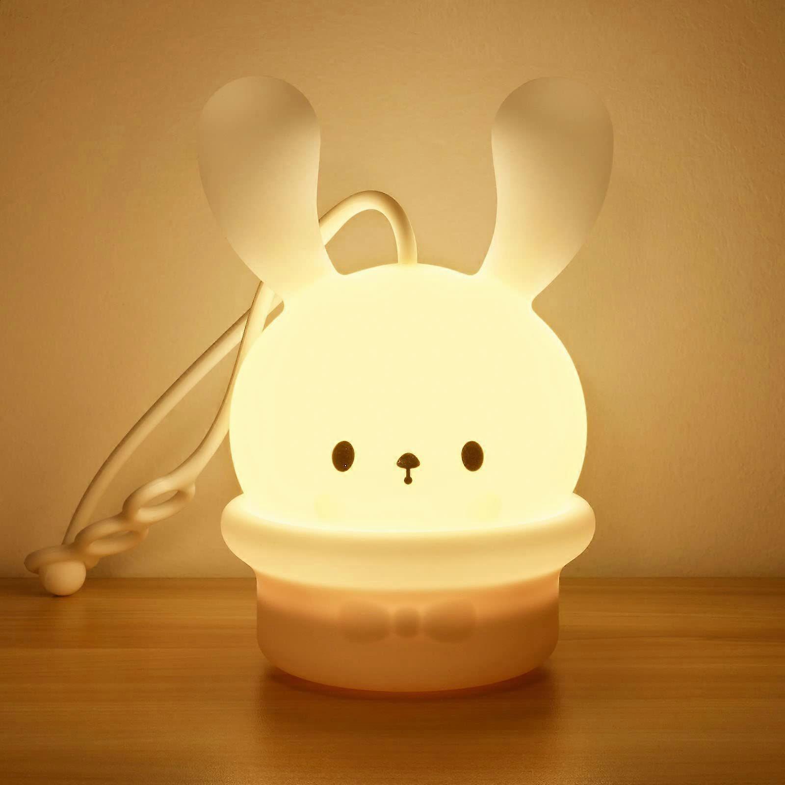 Silicone Night Light with 9 Light Changes and Timer Function LED Night Light [Energy Class F]