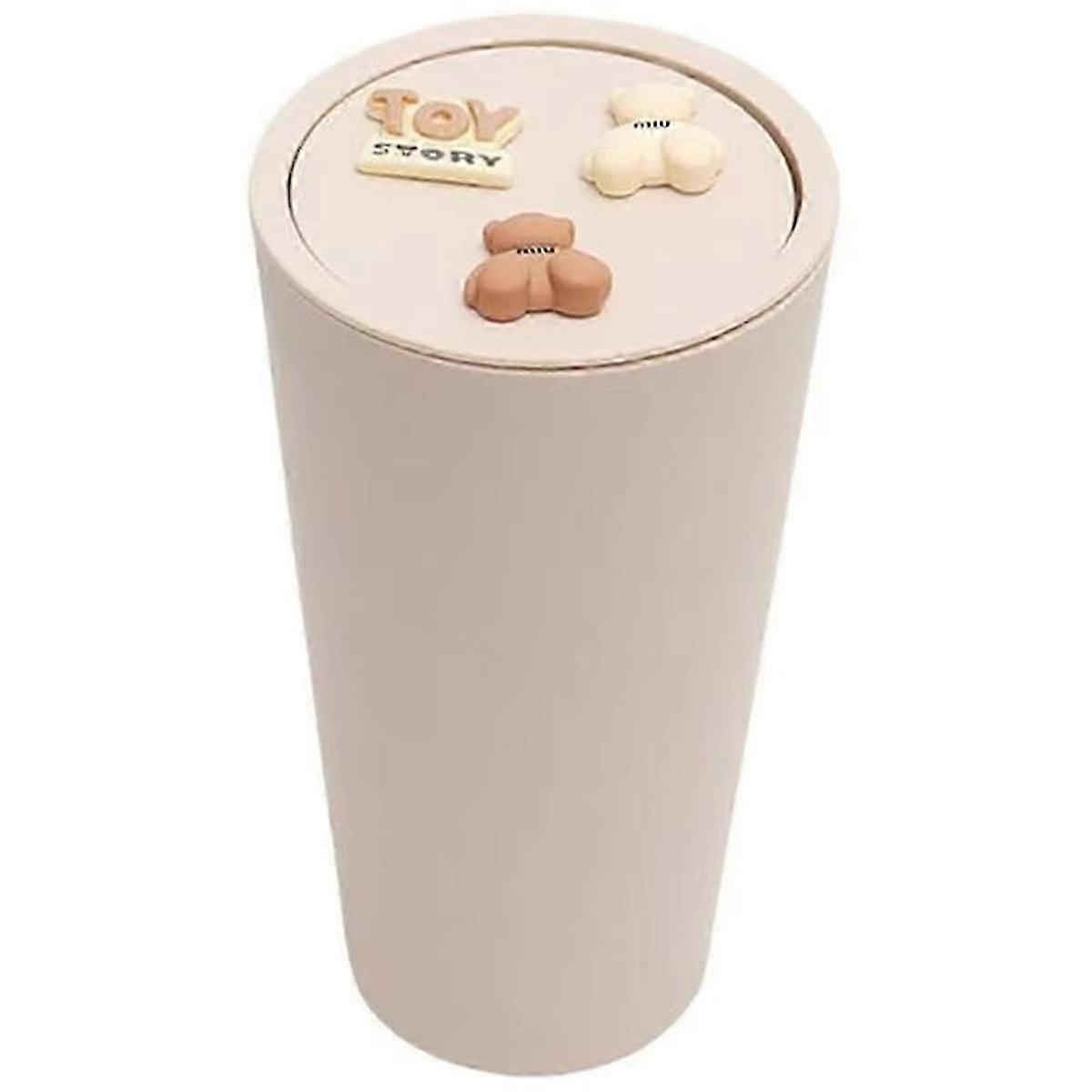 Car-Mounted Trash Bin with Umbrella Holder, Cute Cartoon Design, Multi-Functional Storage for Vehicles