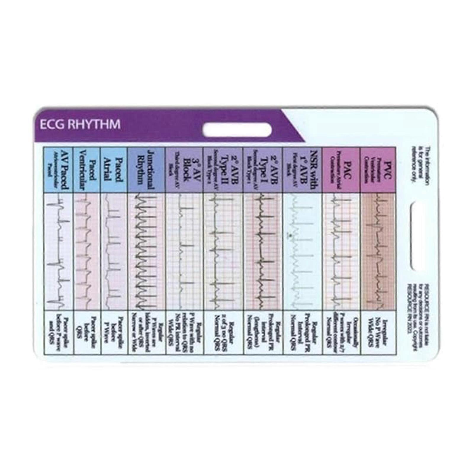 Rhythm Pocket Card Double Sided Practical Nurse  Cards