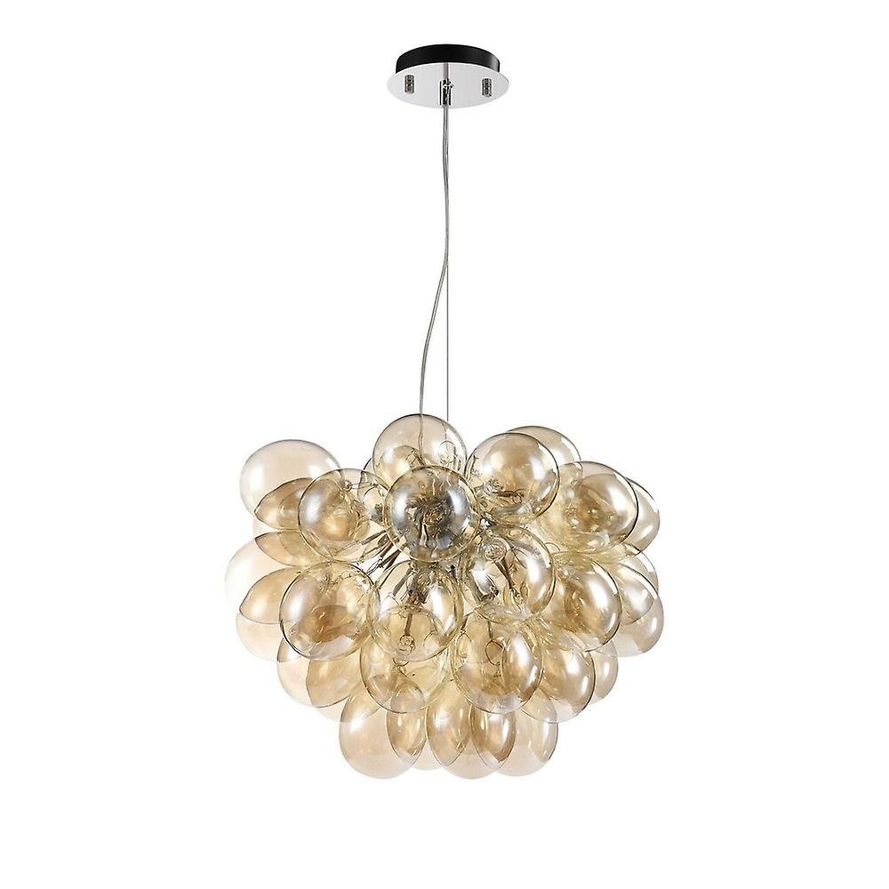 Balbo Ceiling Pendant Lamp Nickel, 8 Light, G9