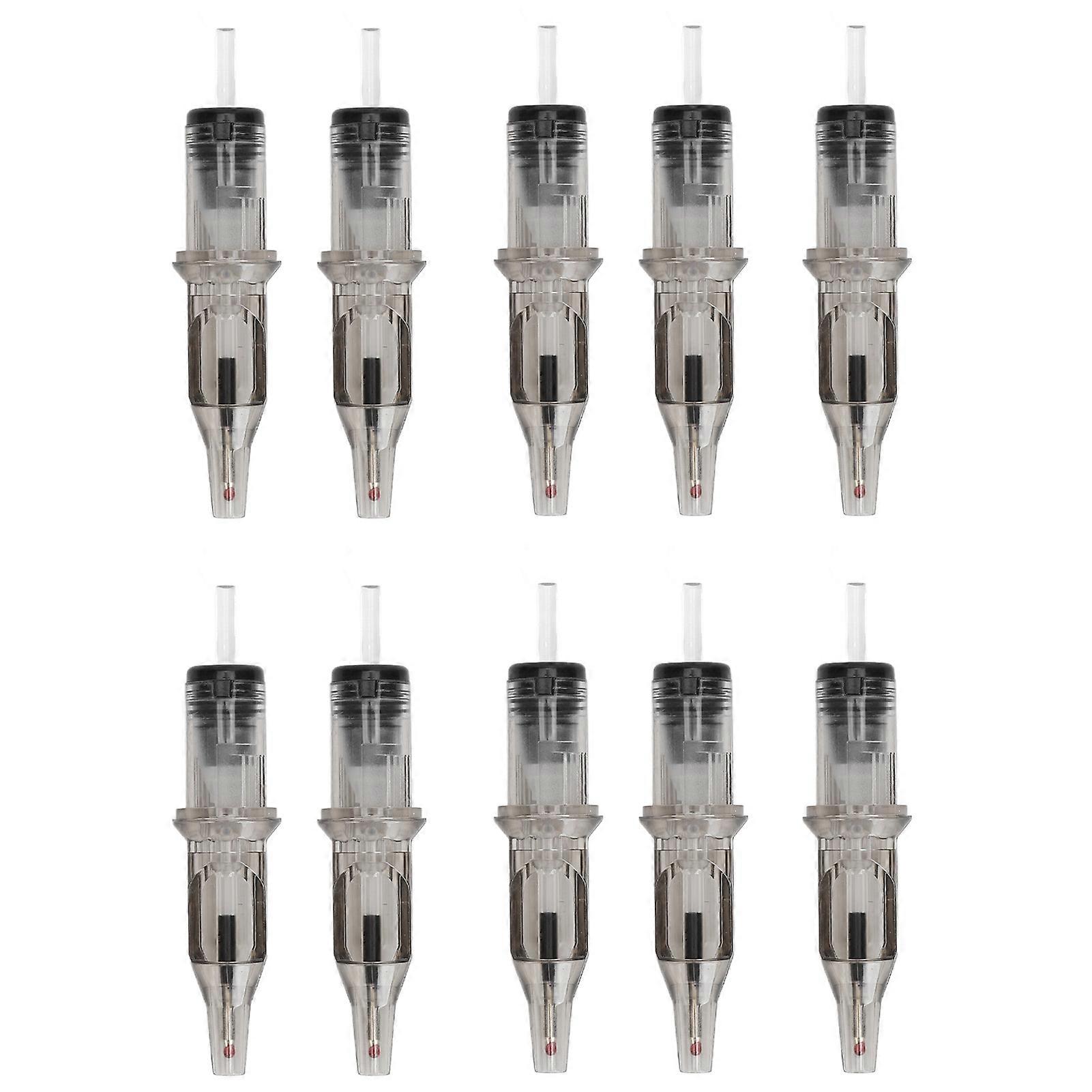 10pcs 2ml Tattoo Ballpoint Pen Liner Shader 0.5mm Tip Ball Pen Cartridges for Practice Black