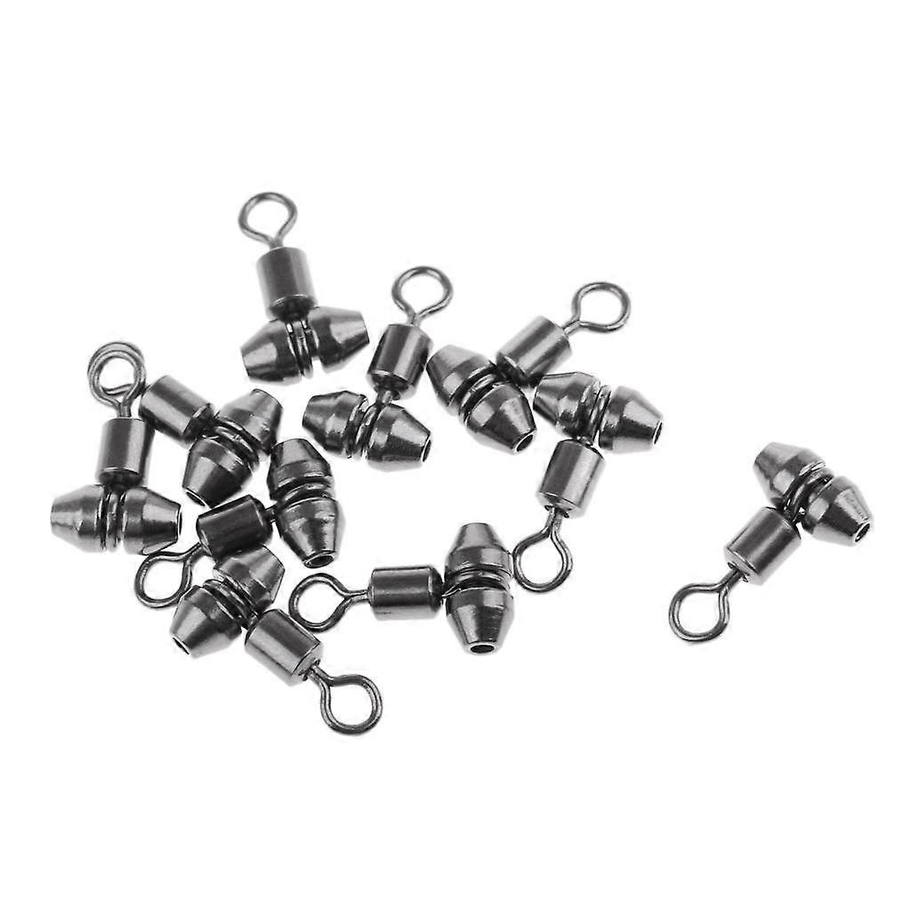 10pcs Fishing Swivels Cross-line Swivels Line Lures Connector Rig Rings L