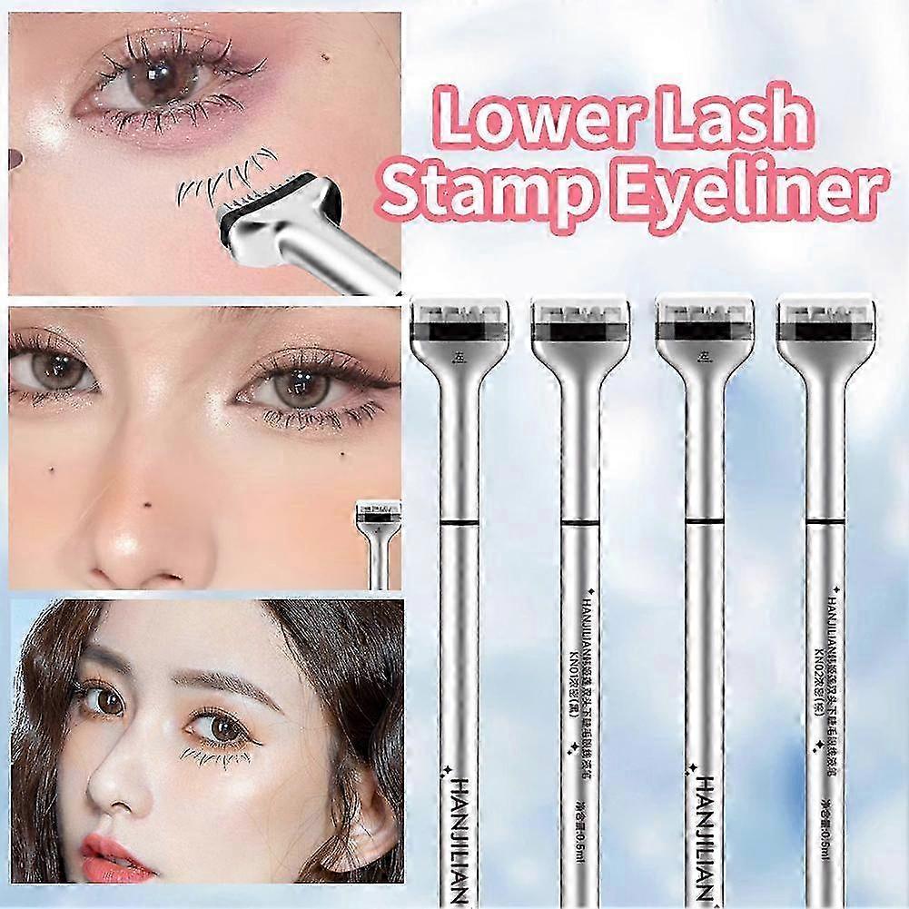 2-in-1 Eyelash Stamper and Waterproof Eyeliner with Smudge-Proof Formula