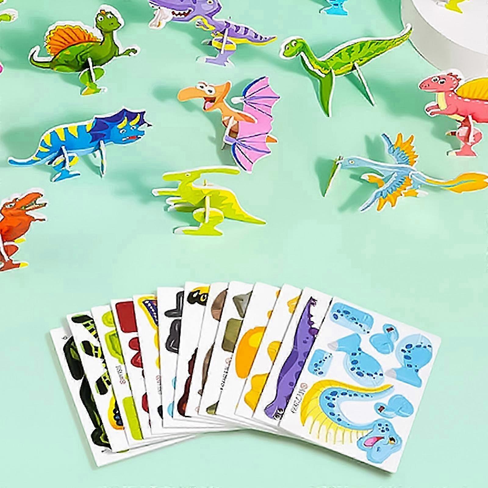 25PCS/Set Kids Cartoon 3D Puzzle Toy Early Educational Toy Puzzle Toy Hand Eye Coordination Training Toy for Toddlers