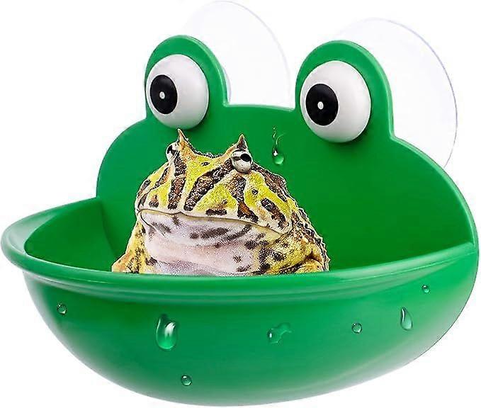 両生類の水生カエルの生息地、かわいい水槽の装飾、カエル/ヒキガエル/ヤモリ/オタマジャクシ/カメ、その他の小さな水生動物に適しています(1PCS)
