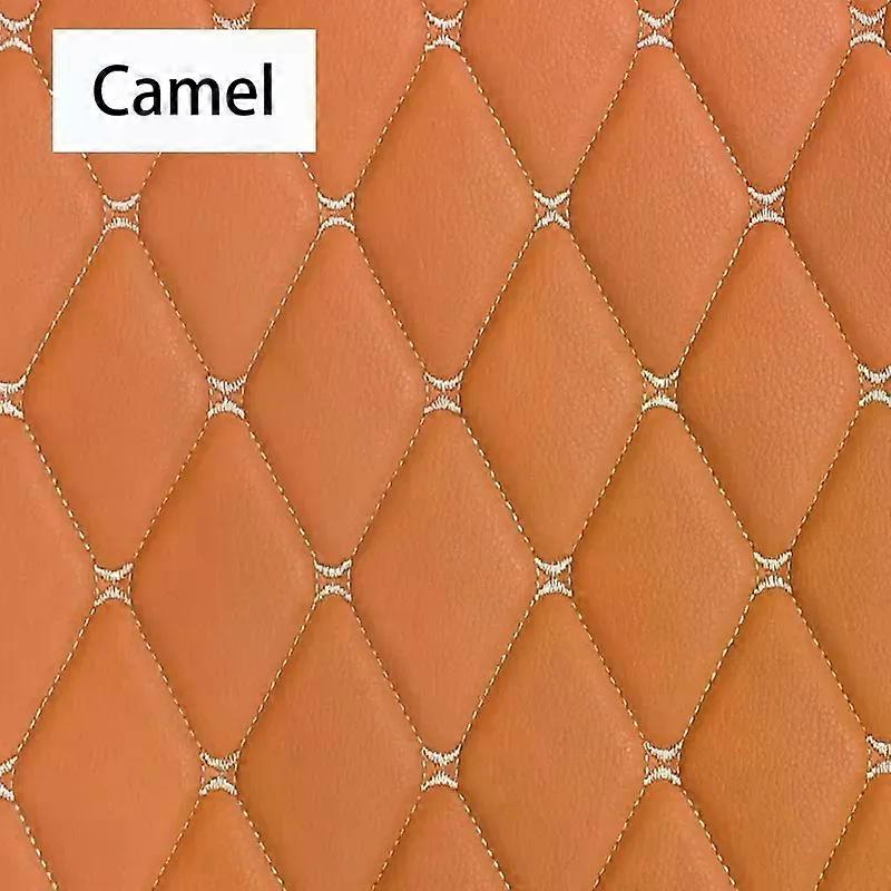 45*160cm Embroidered Plaid Fabric 0.7mm Artificial PVC Leather Fabrics compatible for Sofa Car Interior Seat Cushion Decoration Material