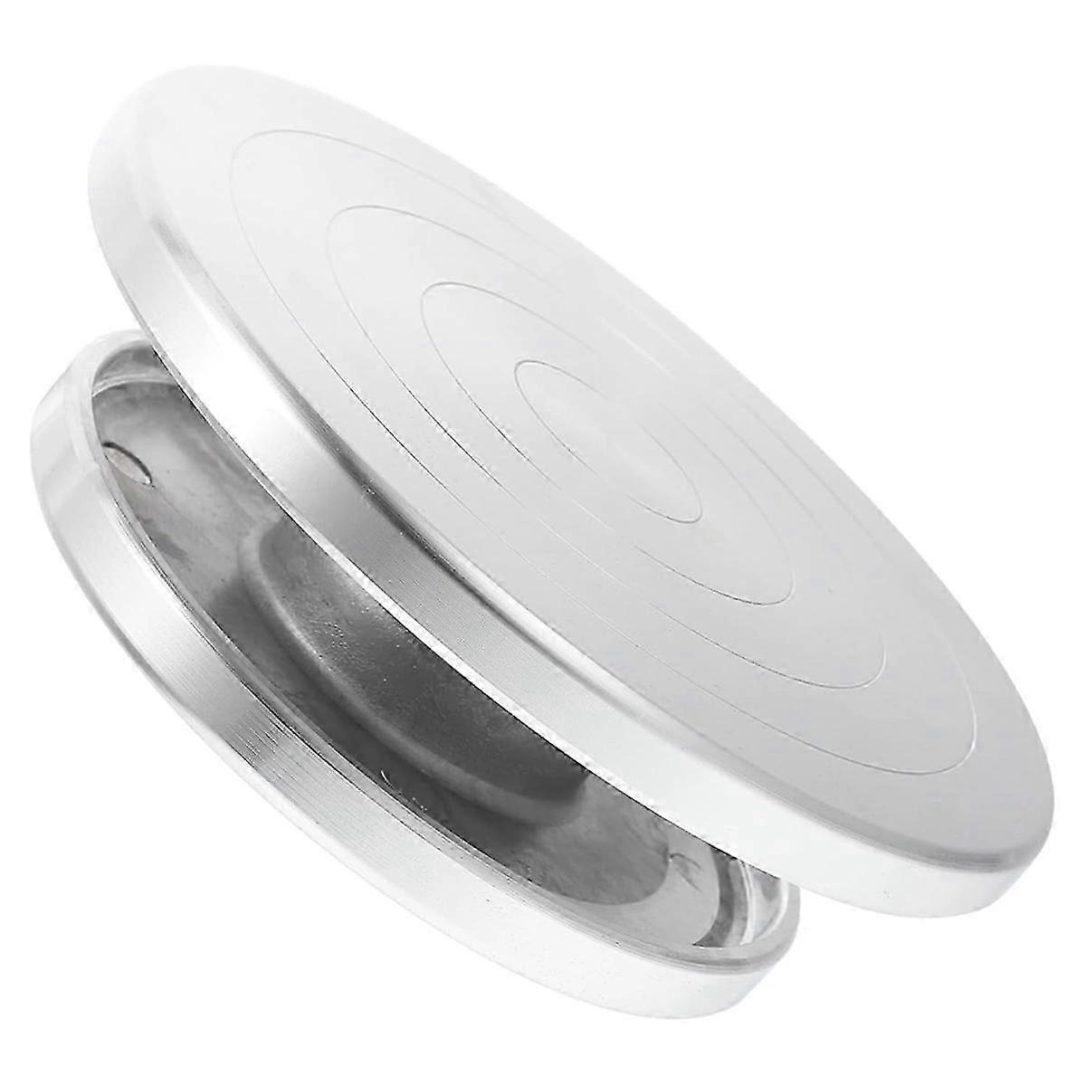 Pottery Turntable Tools for Pottery Turntable for Cake Stand Aluminium Revolving Cake Stand Rotating