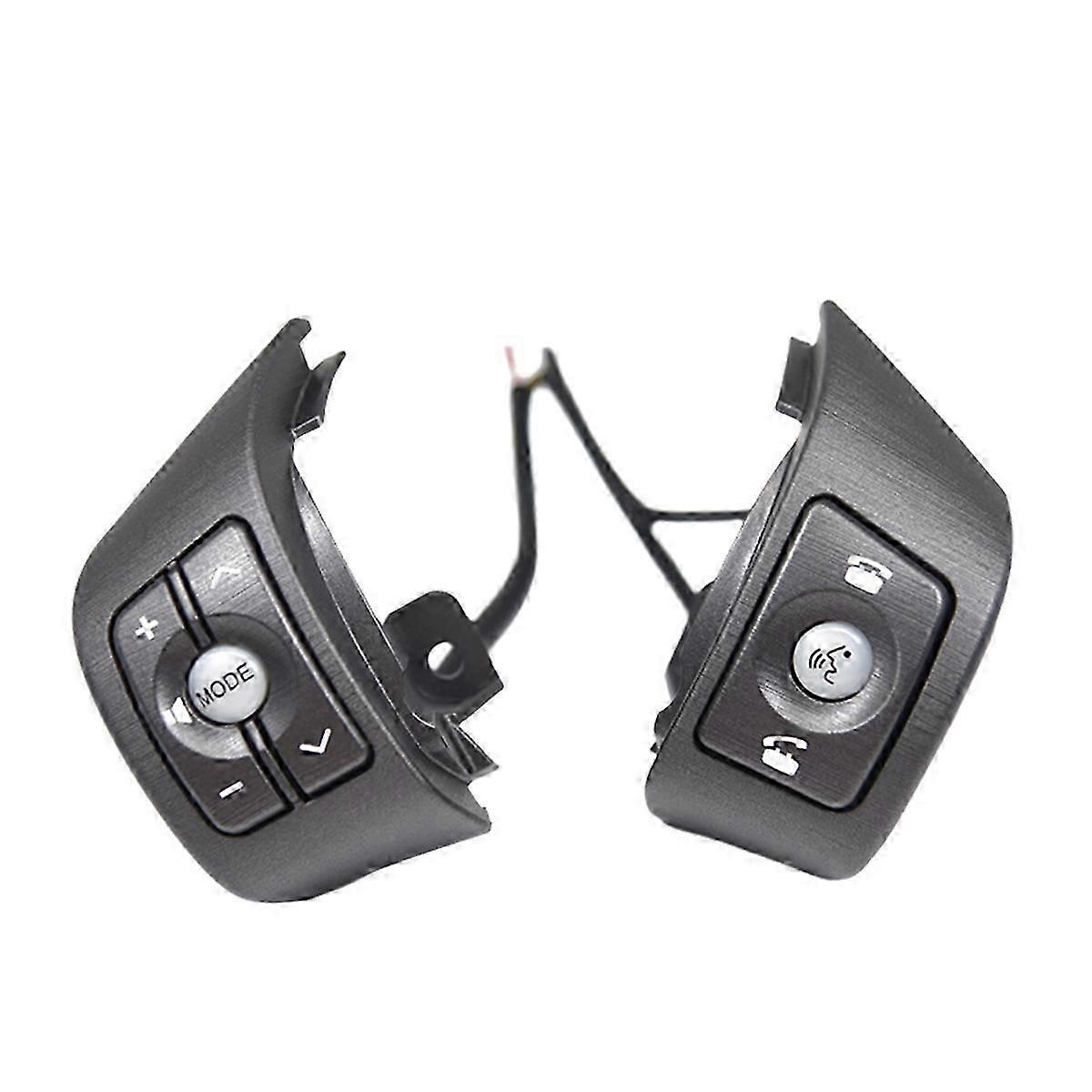 Car Steering Wheel Volume Adjustment Switch Answer Call Switch Button with Wiring Harness for 2009-2011