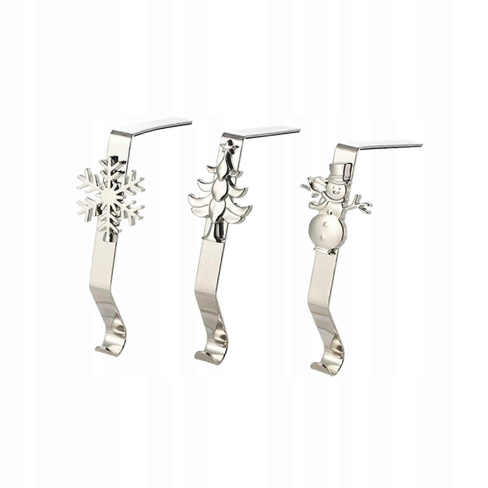 3個の暖炉ハンガークリスマスストッキング