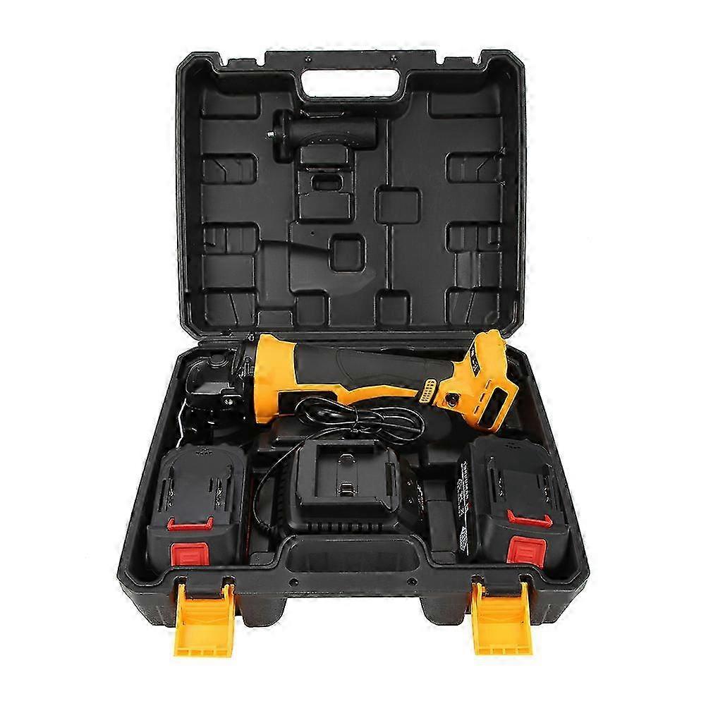 Handhold Rechargeable Brushless Li Ion Battery Angle Grinder Cutting Machine