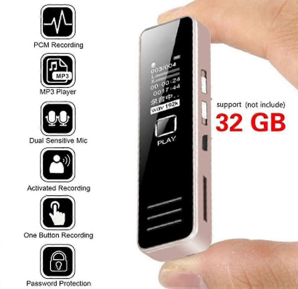 Voice Recorder High Definition Remote Recorder For Noise Reduction Professional Recorder Mp3 Playback