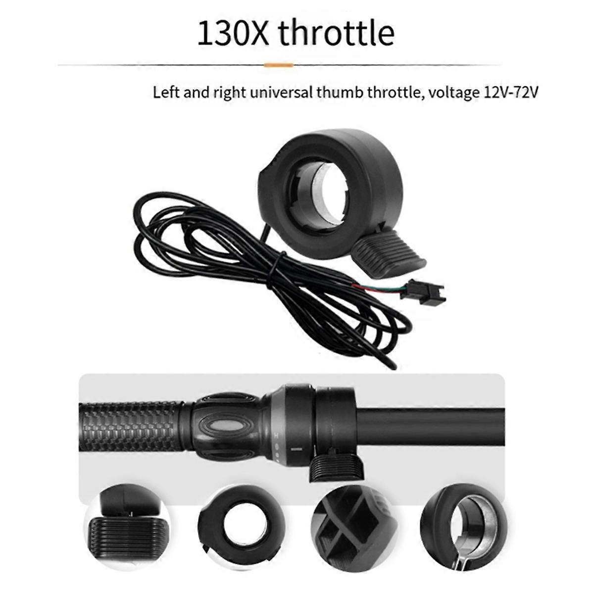 36V 48V 26A Brushless Controller T5S Meter LCD Display+130X Throttle Kit for Electric Scooter E-Bik