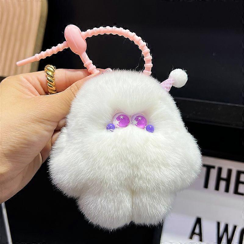 Drăguț imitație vidră iepure păr pandantiv cheie auto lanț sac accesorii cadouri