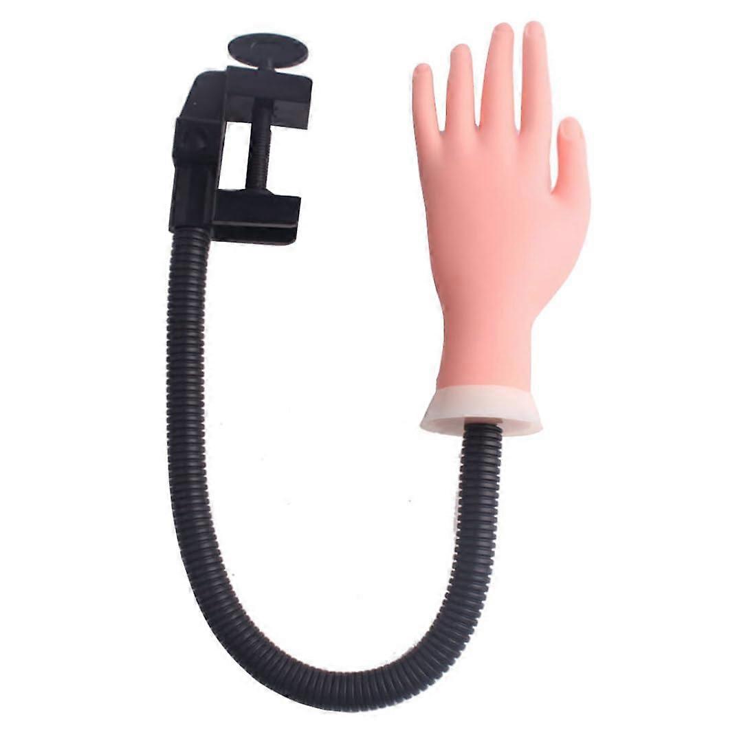 Practice Hand Model Fake Hand Training Hand Movable Flexible Hand with Adjustable Stand Practice Hand Model for Acrylic Nails Manicure Tool. Ref: 7664