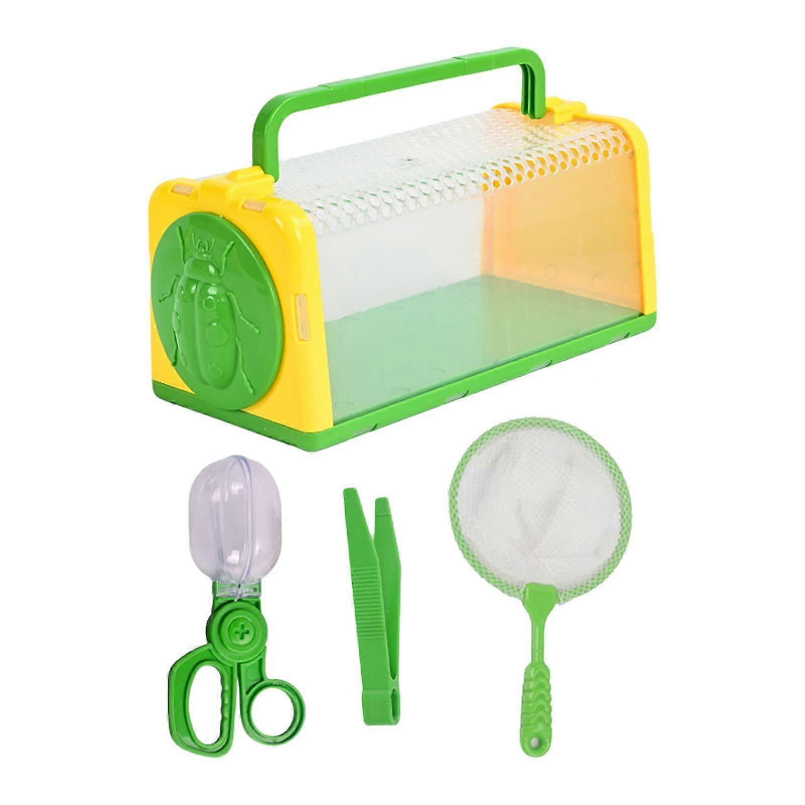 Portable Bug Catcher Set Play Child Toy Observation Box for Ages 3+ Toddlers