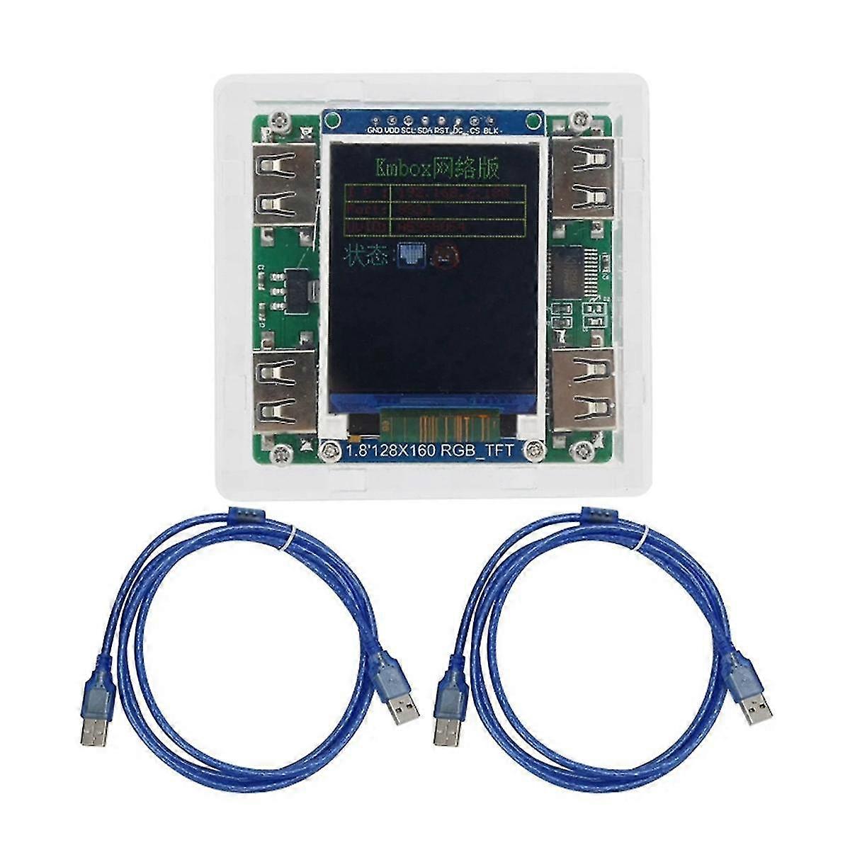 High Speed 100M USB Network KVM with Dual Controller DMA/AI for Single Machine Control