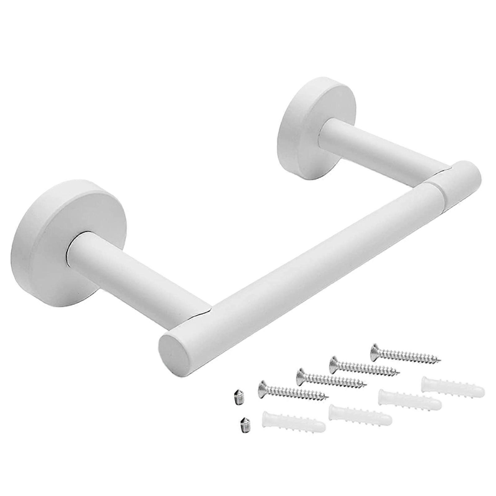 Kitchen Paper Roll Storage Neat & Practical Kitchen Paper Roll Rail Space Saving & Functional Paper Rack Quick Fixing White