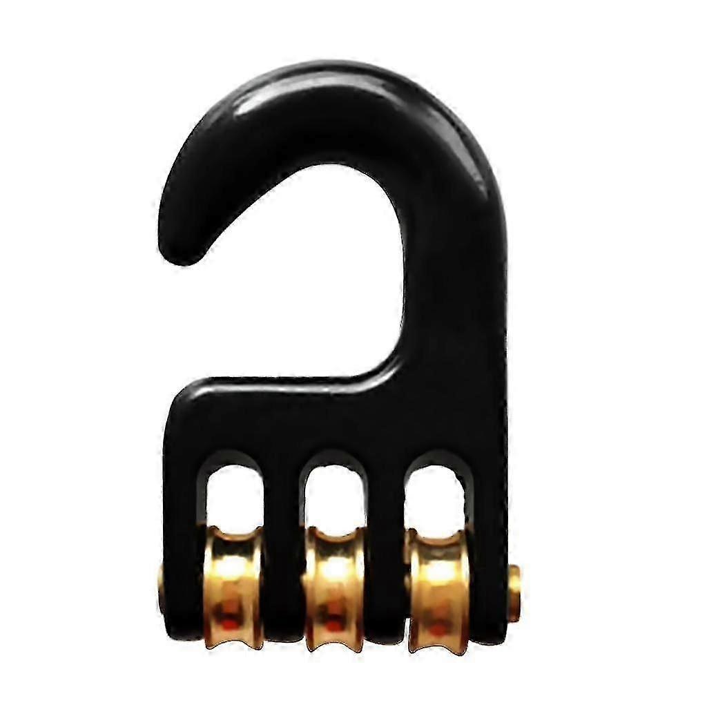 Aluminum Alloy Windsurf Rigging Pulley Hook With 3 Wheels Surf Hardware