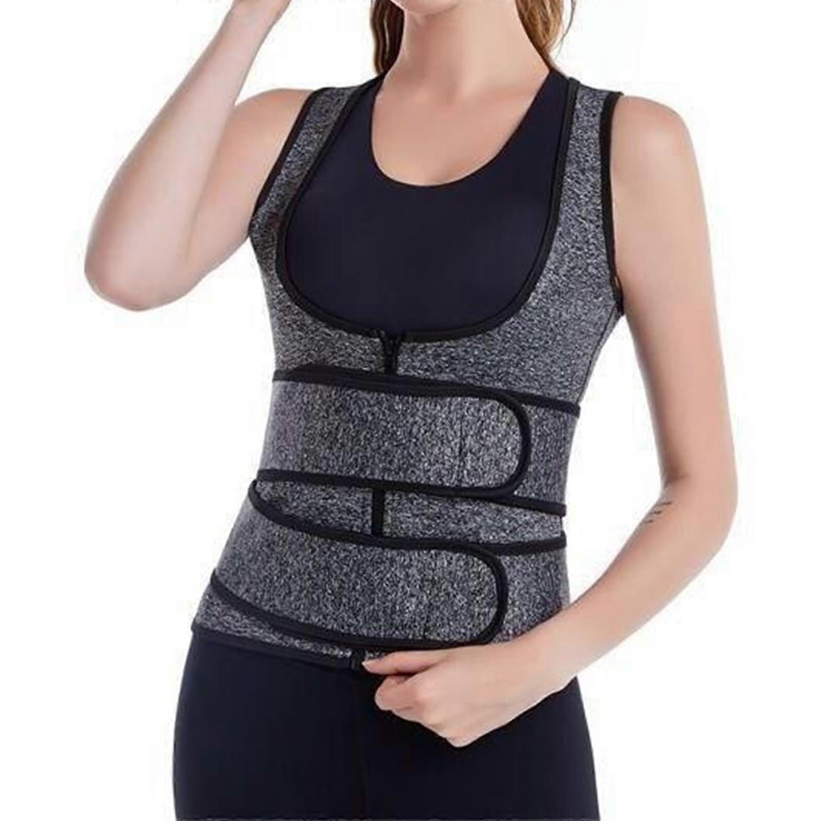Slimmer abdominal support belt for women improves your training protects your spine and improves your Snowflake Grayxxl
