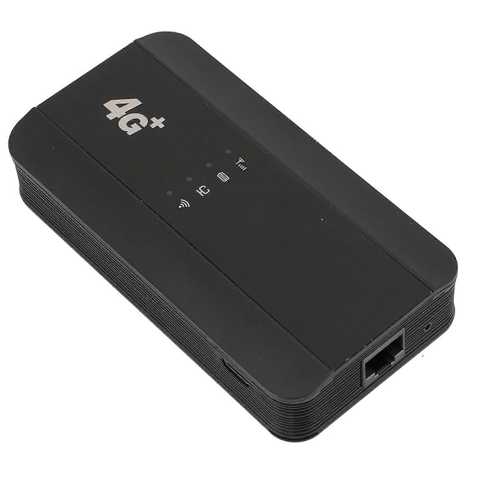 4G LTE USB Modem 300Mbps Pocket Mobile Hotspot with SIM Card Slot LAN Port 2.4GHZ Travel Portable Hotspot Up to 10 Users for Europe Asia 