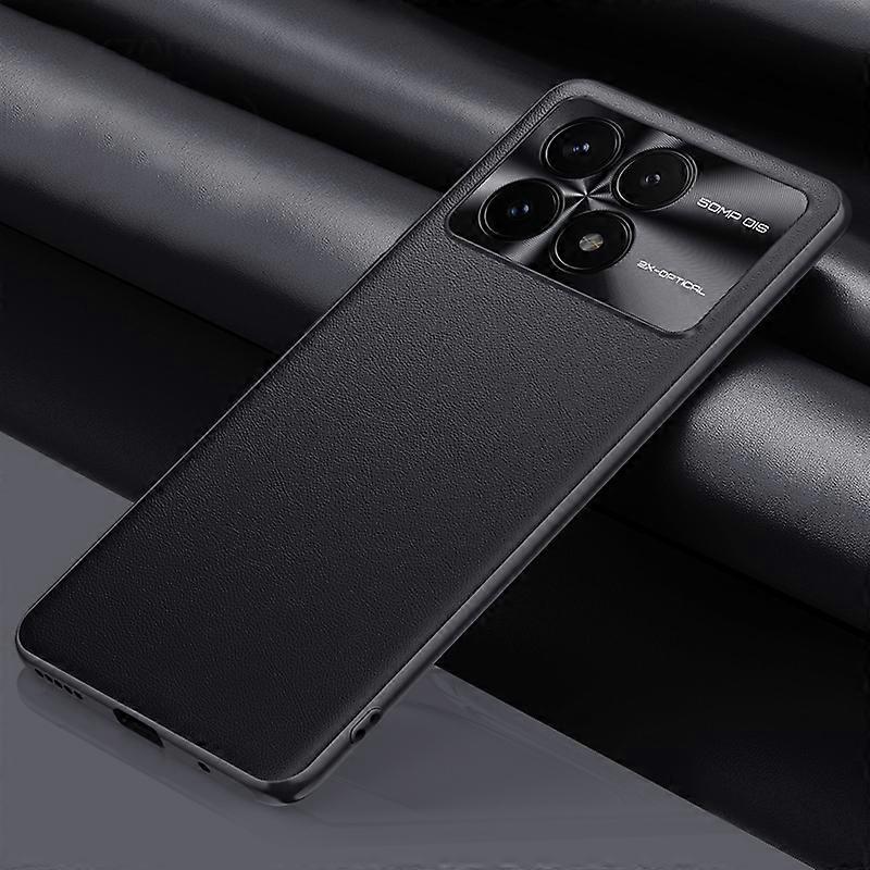 Plain-leather All-inclusive Shockproof Phone Case