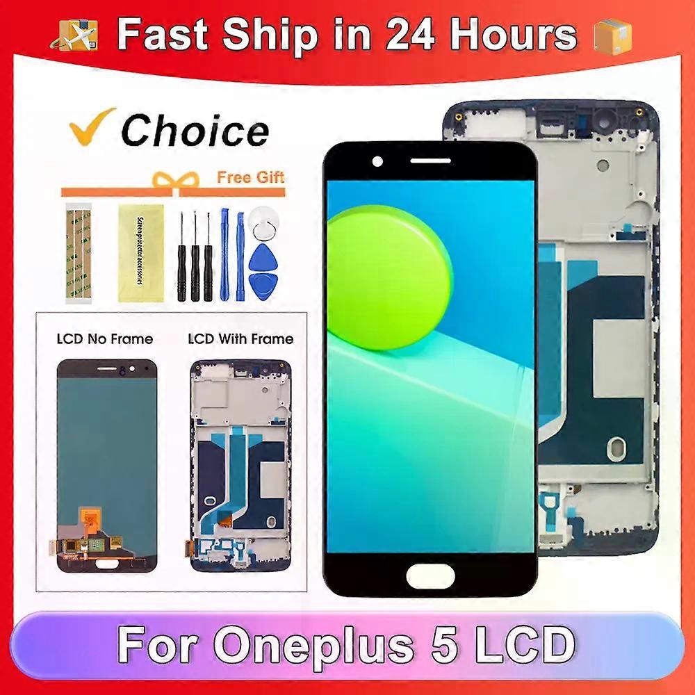 For AMOLED 1+5 5.5''For OnePlus 5 A5000 LCD Display Touch Screen Digitizer Assembly Replacement