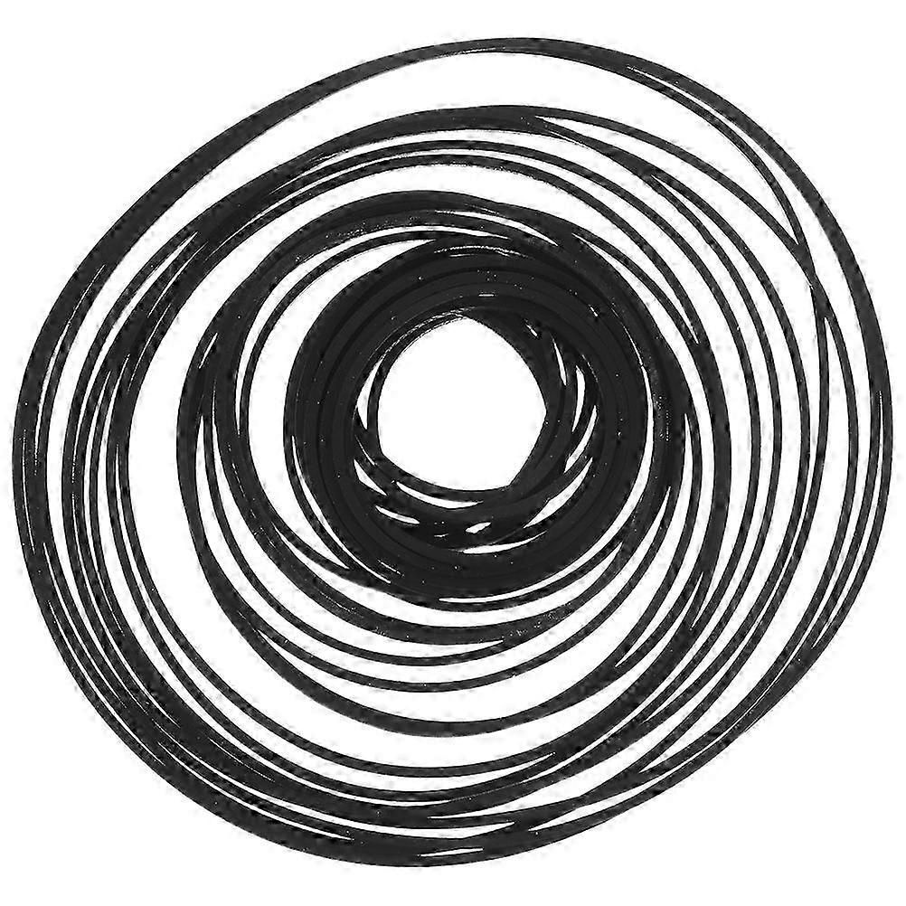 90pcs Cassette Rubber Belts Recorder Belts Cassette Tape Machine Belts Recorder Player Belts