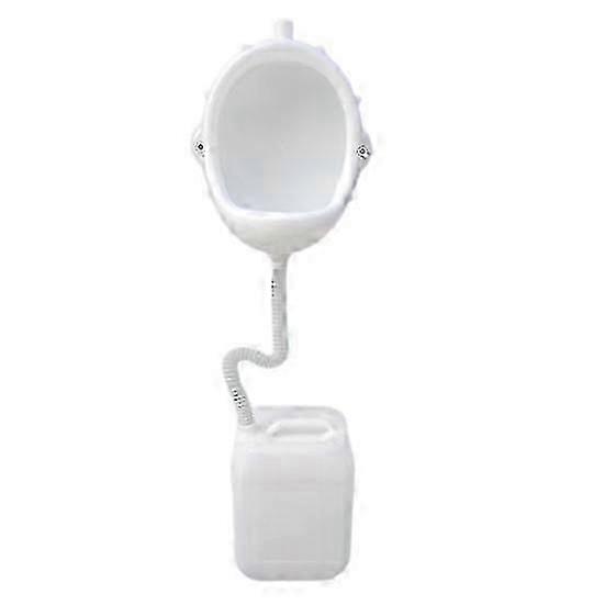 2025 Wall-mounted Men Urinal With Hose Splash-proof Easy Installation Reusable Temporary Construction Site Urinal Waterless