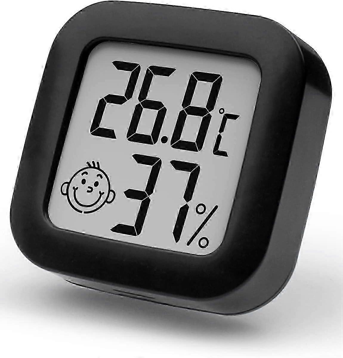 Mini Digital Hygrometer and Thermometer for Indoor Use, High Accuracy Temperature and Humidity Measurement Device, Suitable for Baby Rooms
