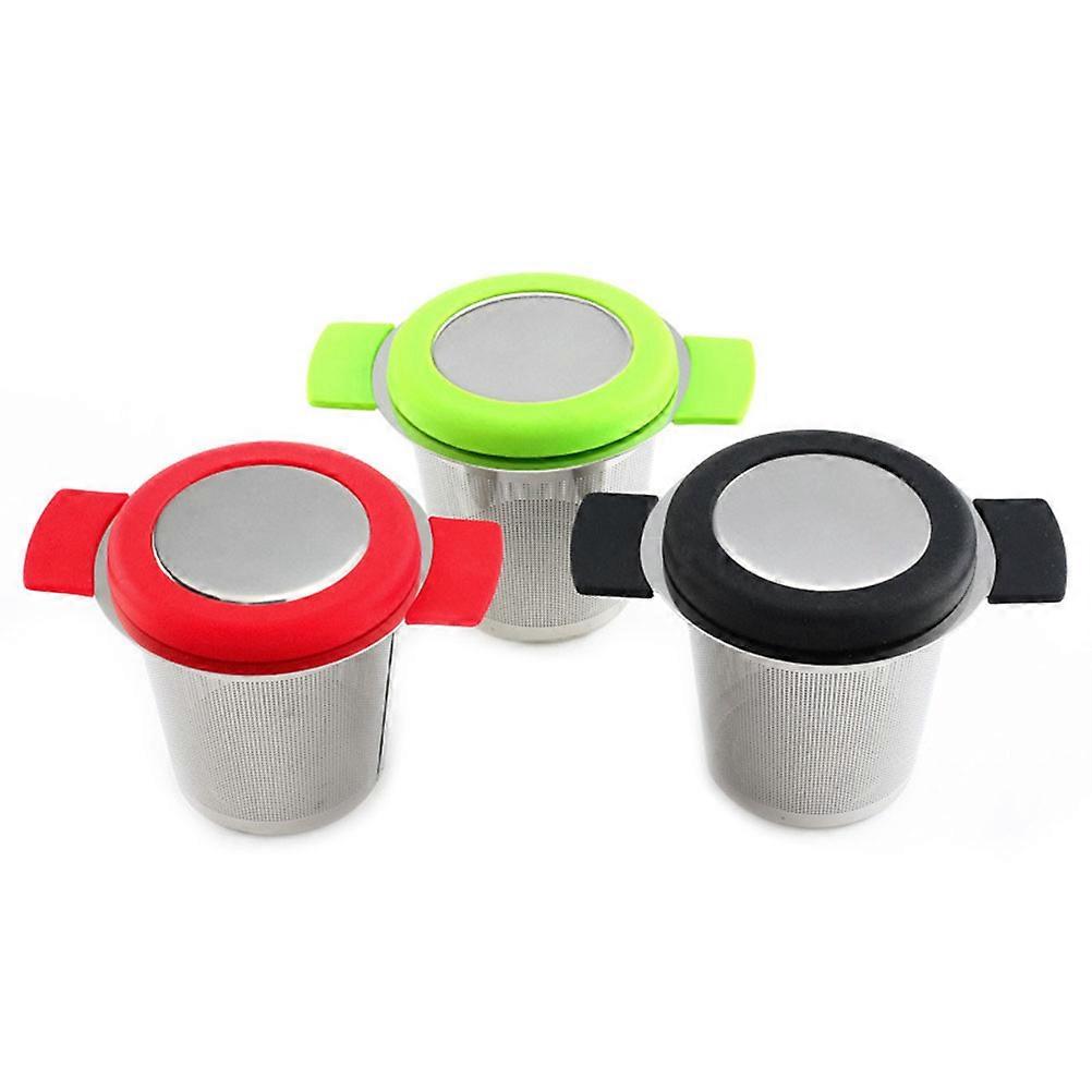 Loose Tea Infusers with Fine Mesh Sieve, Construction and Comfortable Grips