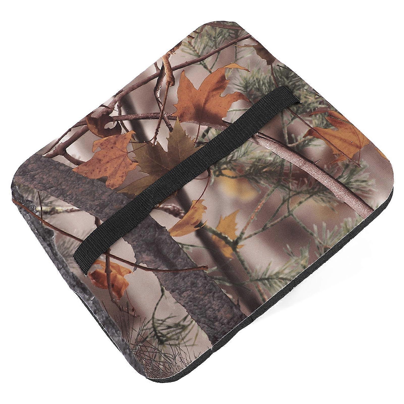 Comfortable stadium seat cushion made of flannel EVA, Moistureresistant, nonslip, durable, leaf pattern