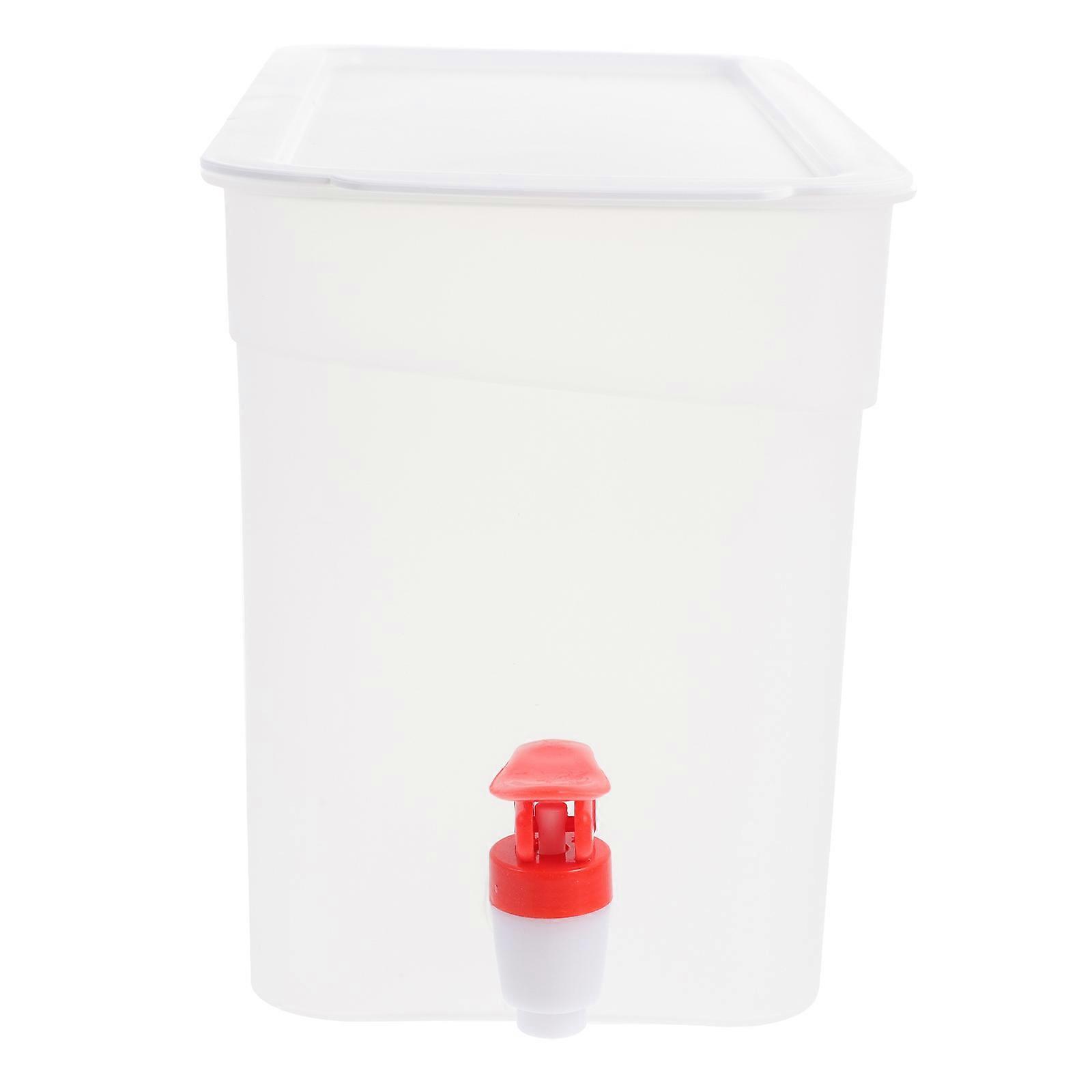 Refrigerator Water Pitcher with Faucet for Home Use Made of PP Material 3.5L White