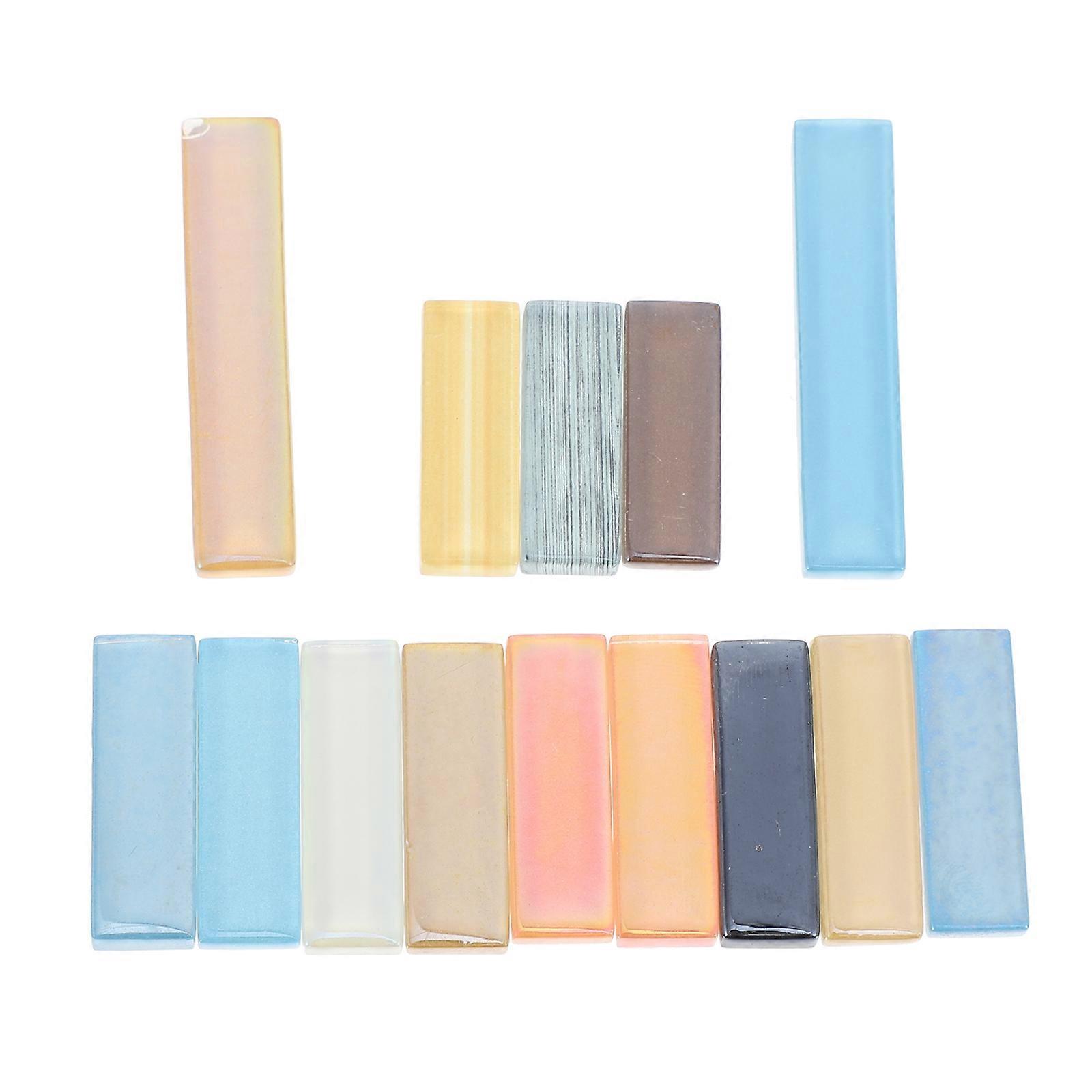 Crystal Mosaic Glass Pieces for Craft Projects and DIY Decor Assorted Colors Easy to Use