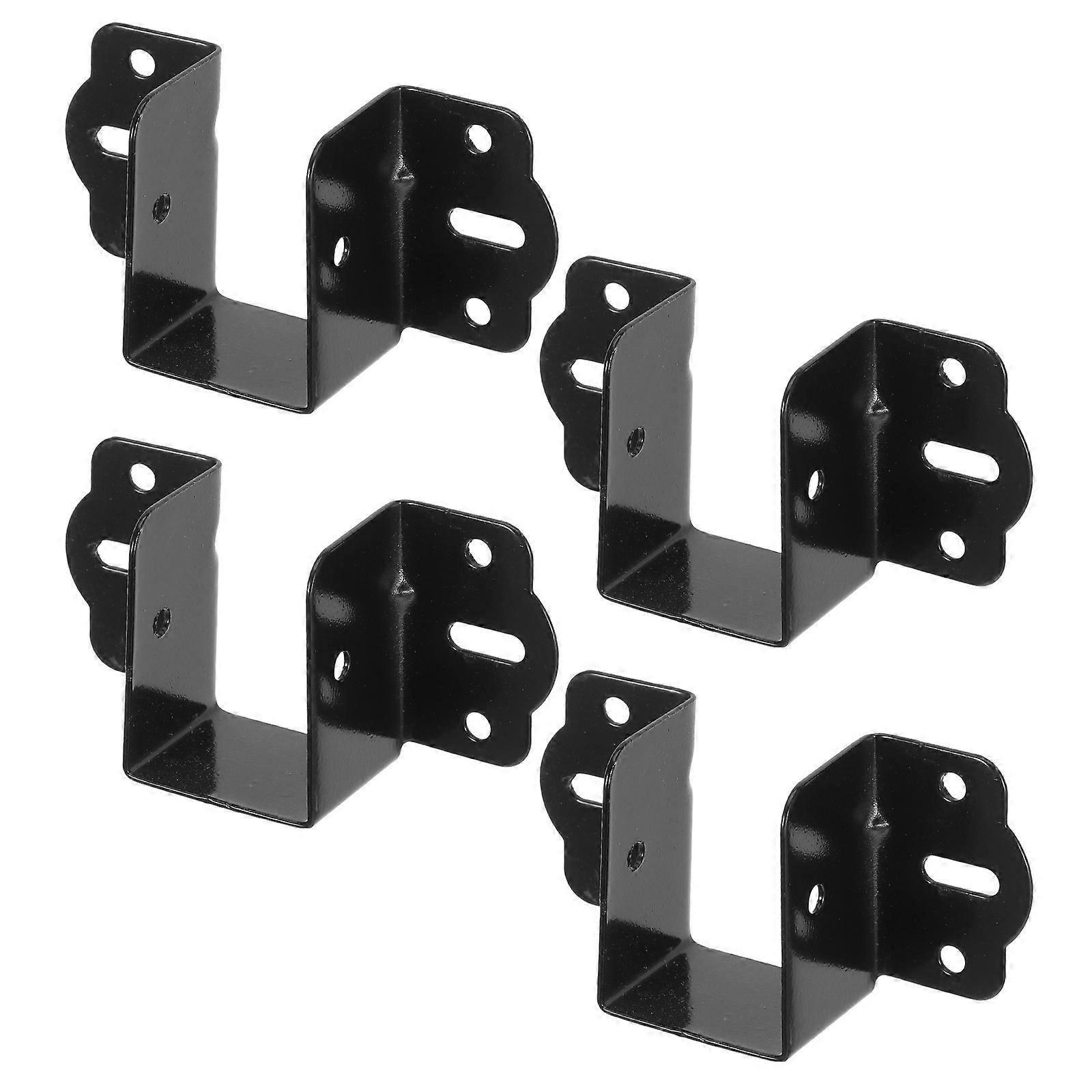 Thickened Bed Rail Bracket Metal Bed Rail Fasteners Bed Side Rail Brackets 4Pcs