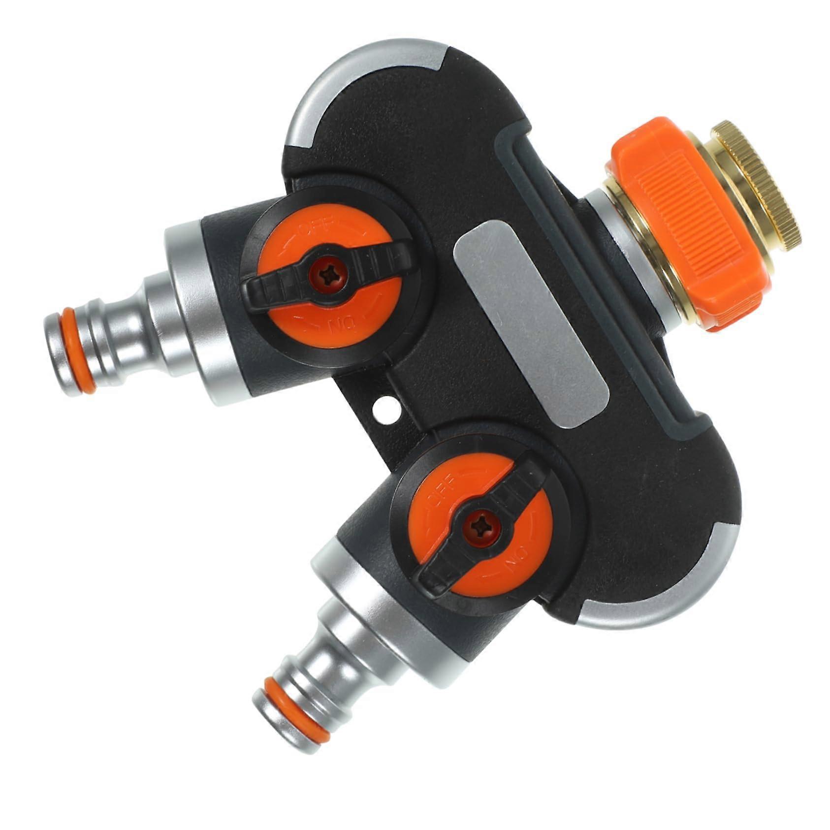 hose adapter water separator for garden hose faucet splitter quickrelease valve 1