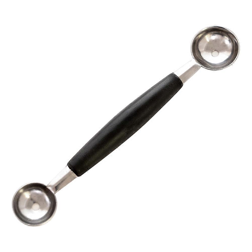 Dig Ball Spoon Melon Dessert Scoop for Kitchen Use with 5Pcs Black Set
