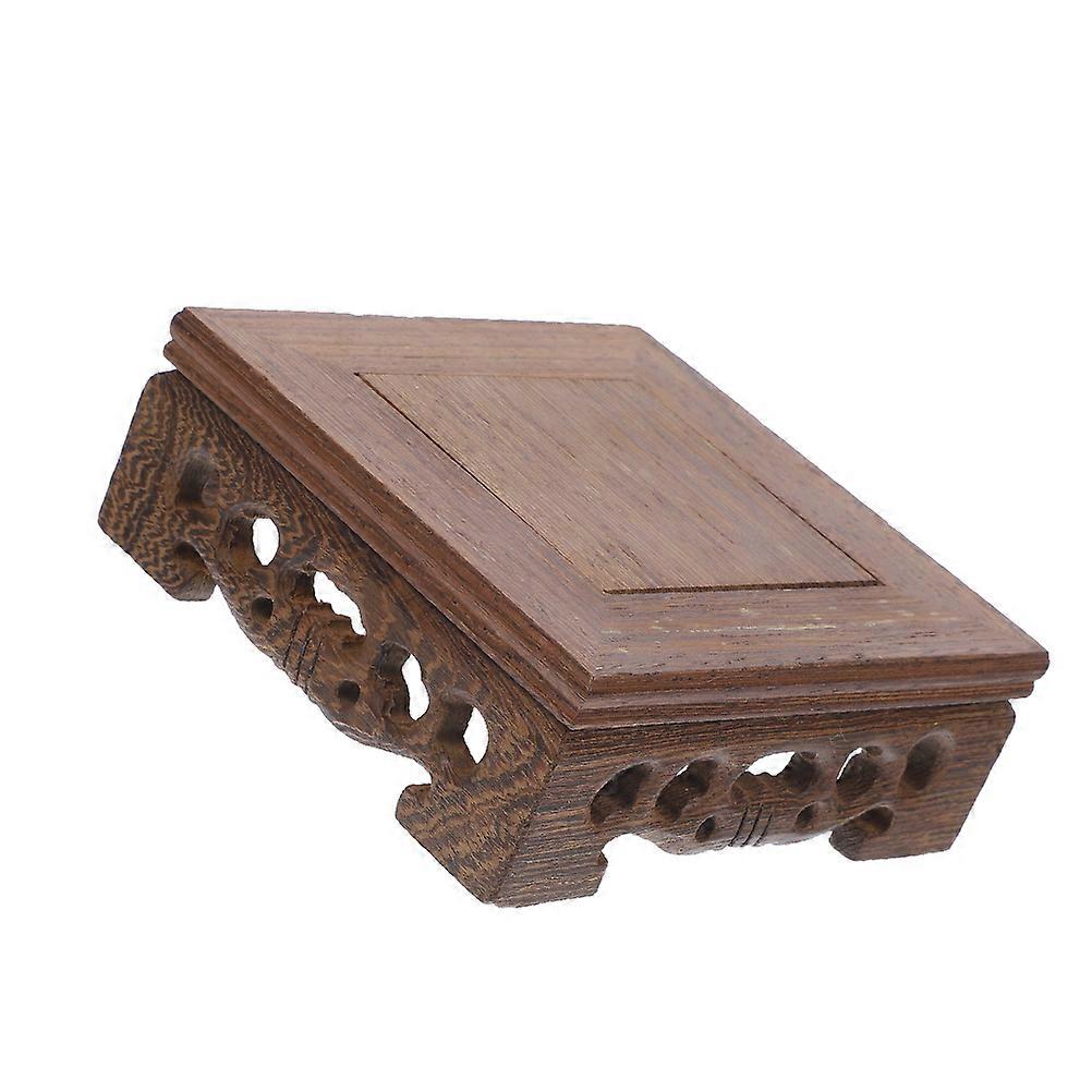Wooden Display Stand for Yixing Teapots, Ornaments, and Collectibles – Elevate Home Decor with Natural Jichimu Craftsmanship