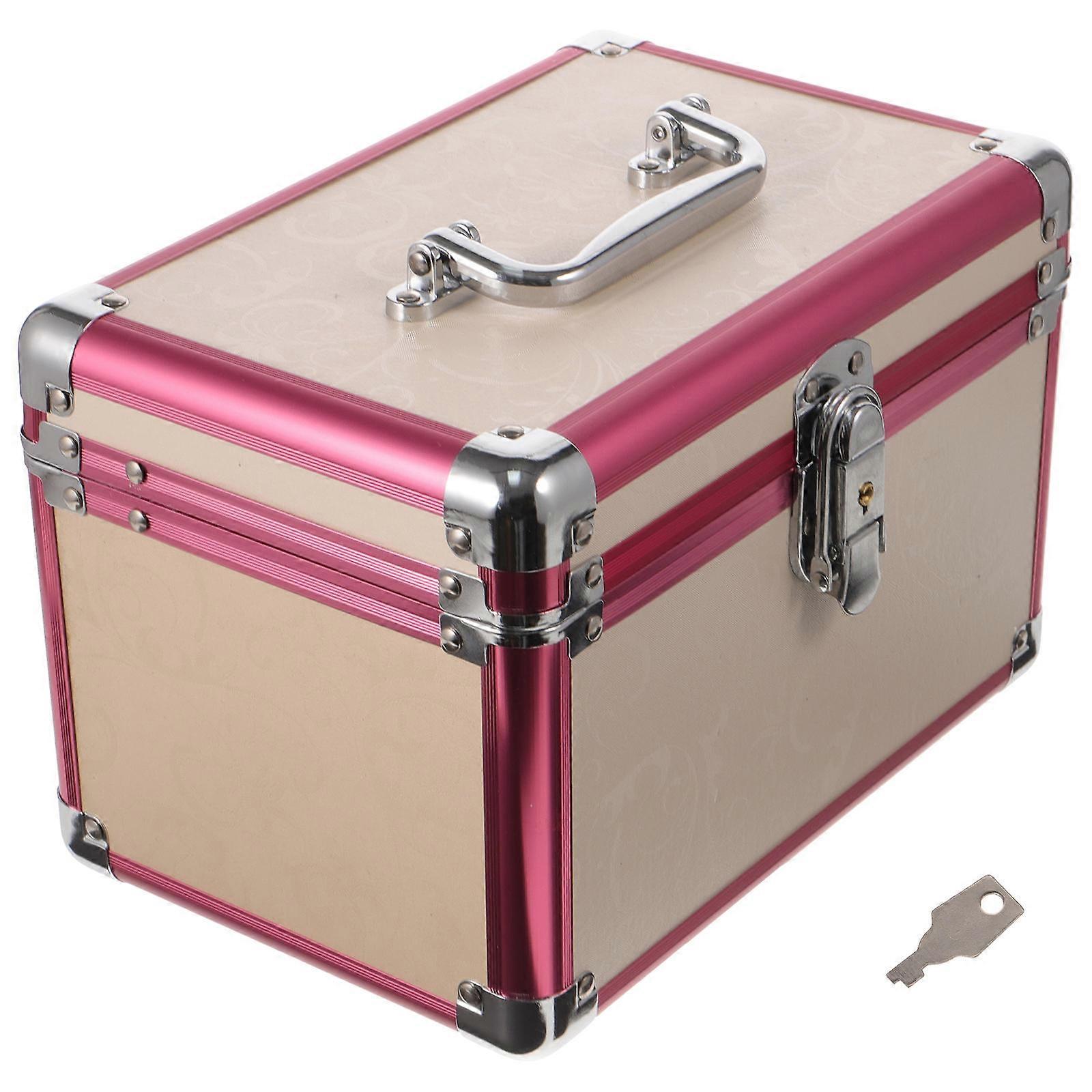 Pedicure Tool Storage Box Dense Board Organizer for Beauty Salons and Foot Bath Shops with Smooth Opening Hard Case