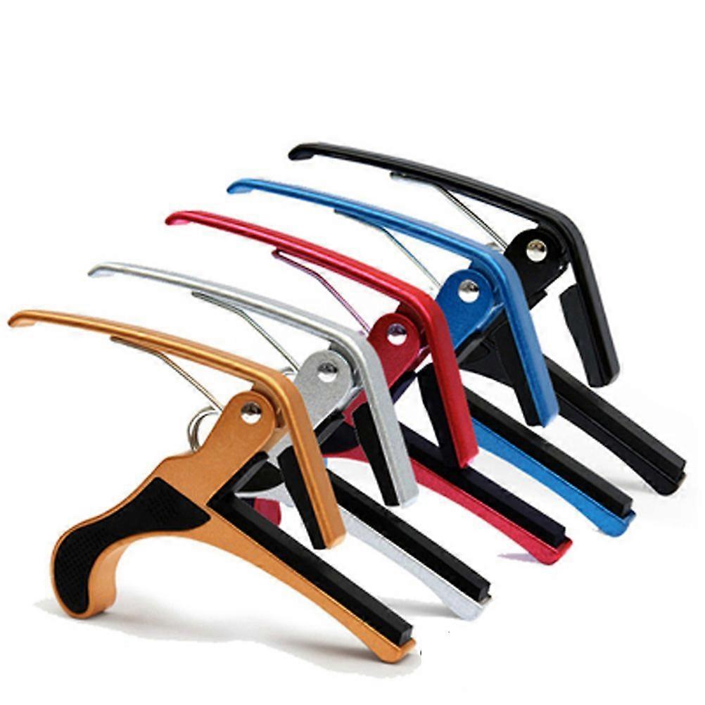 アコースティックギターアクセサリーキットギターカポトリガー亜鉛合金ゴールデン1パック