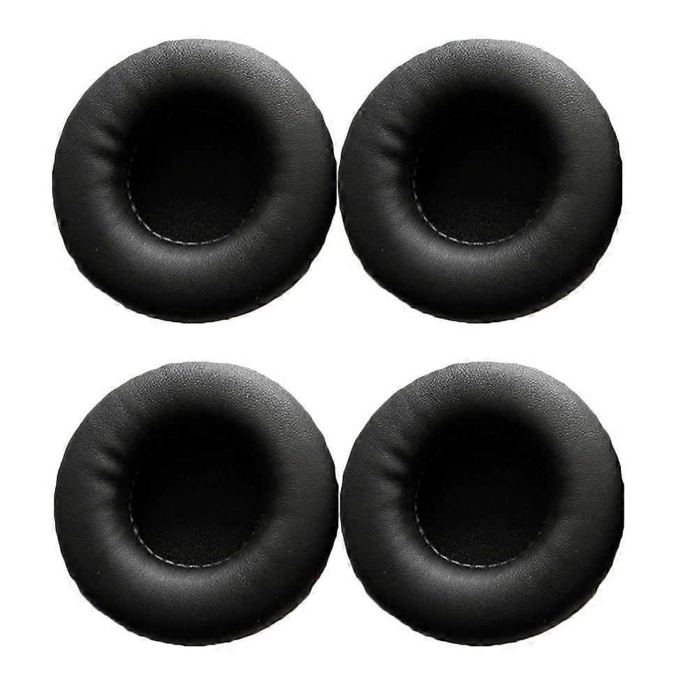Replacement Headphone Ear Pads Headphone Cushion Replacement for Music Listening 72mm Black 4Pcs