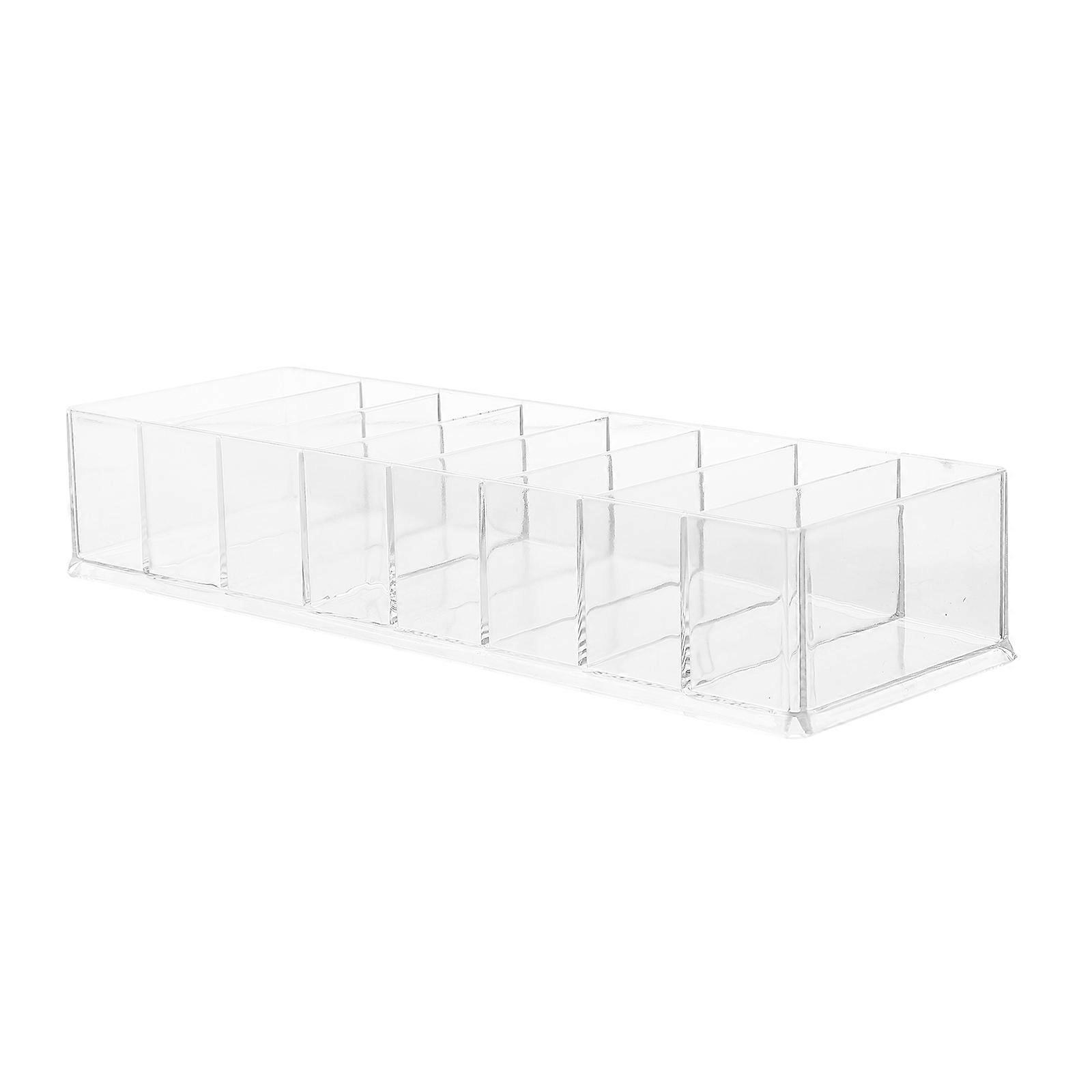 Multi-Function Tea Bag Organizer For General Users Transparent Viewing 25X8.5X4.5Cm 1Pcs