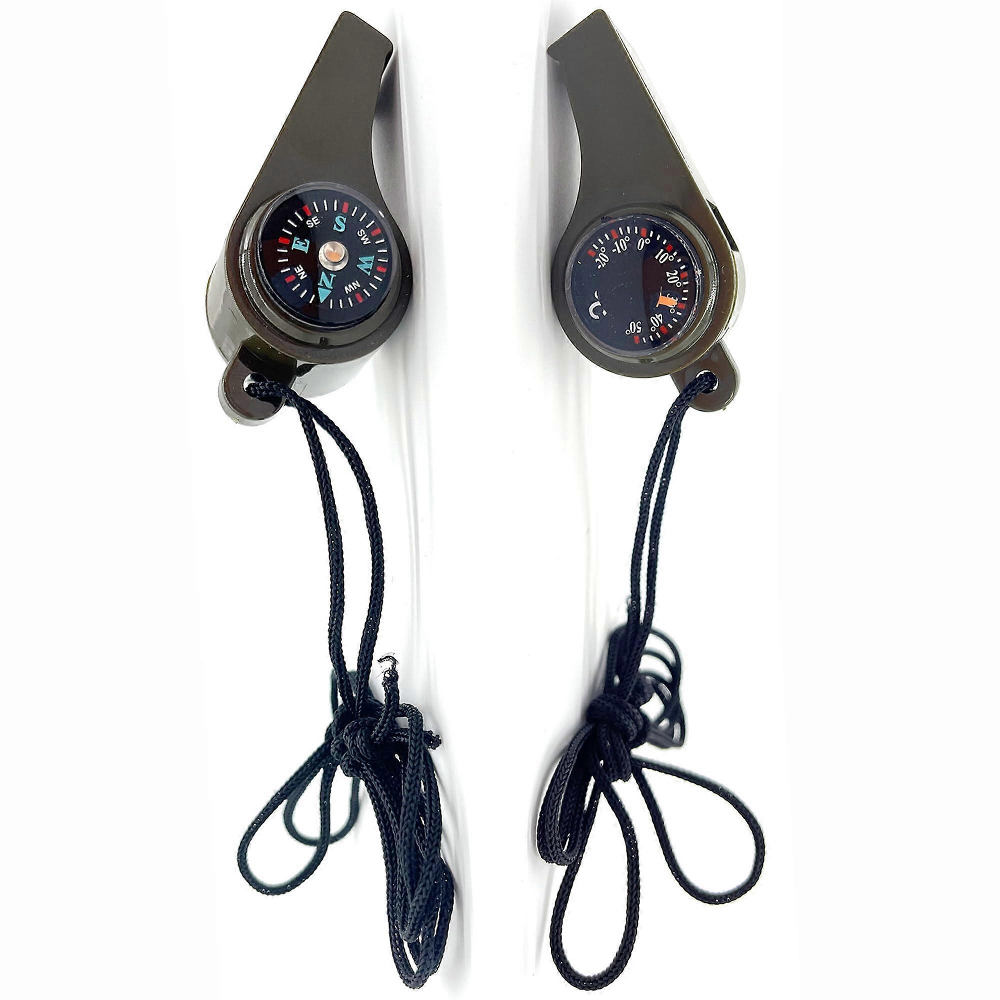 Pack of 2 Safety Whistle with Lanyard Outdoor Emergency Rescue Survival