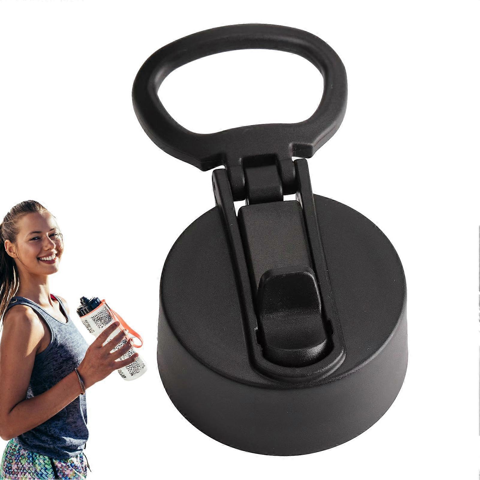 Wasserflasche - Durable BPA-Free Water Bottle Cap with Leak-Proof Design, Portable Straw Lid, and Handle