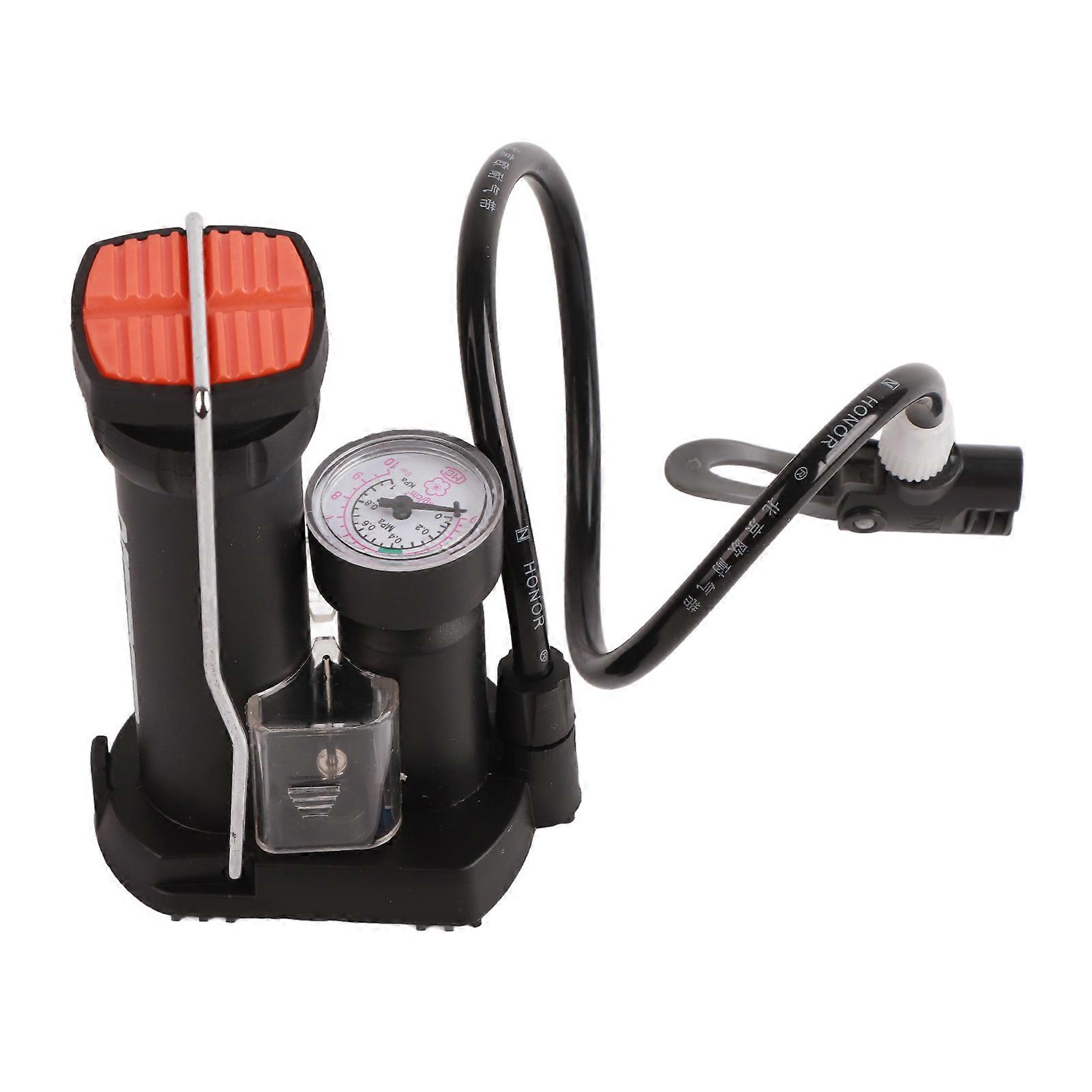 Mini portable high pressure inflatable pump for bicycle and mountain bike
