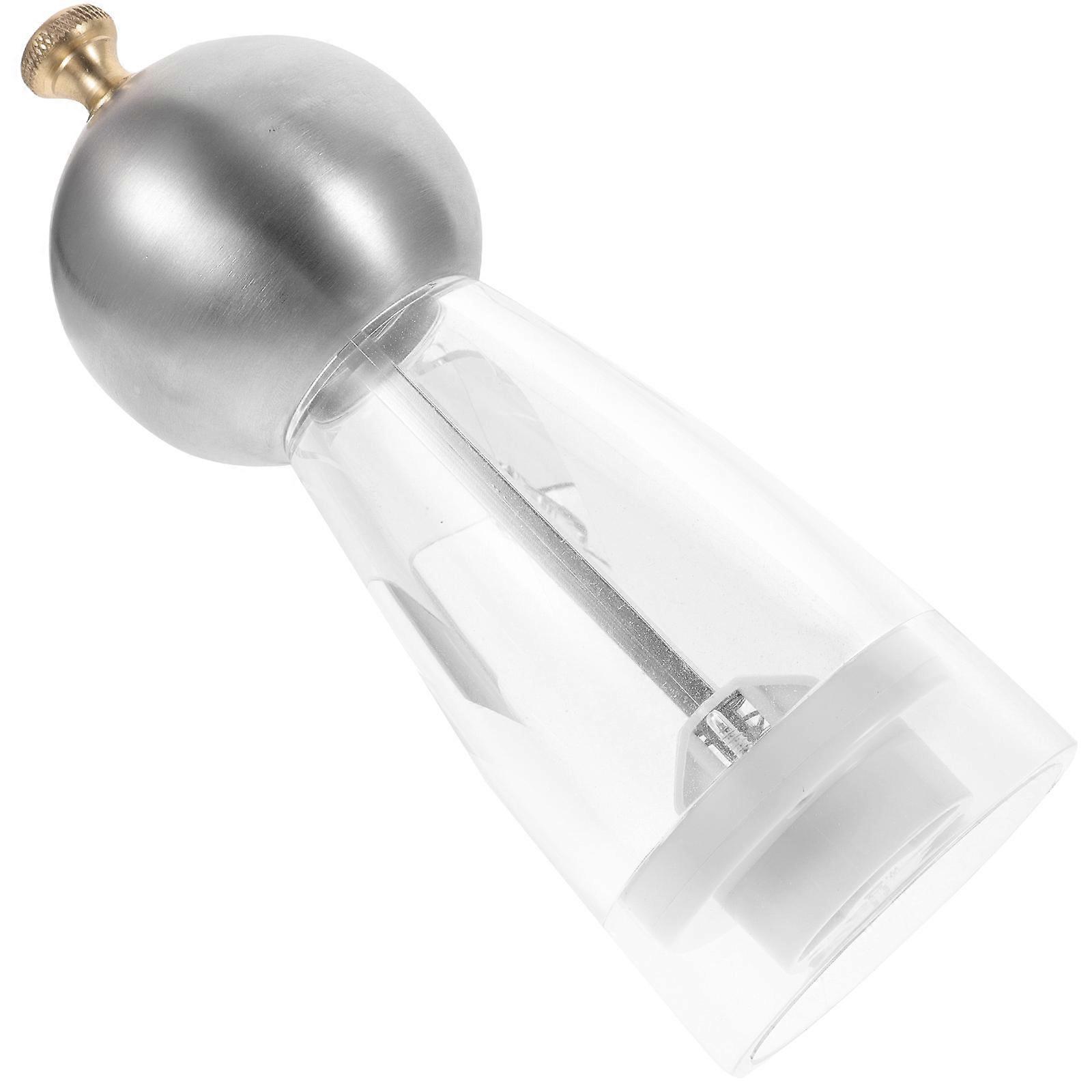 Small Pepper Grinder Handheld Tool Stainless Steel For Barbecue 1Pack