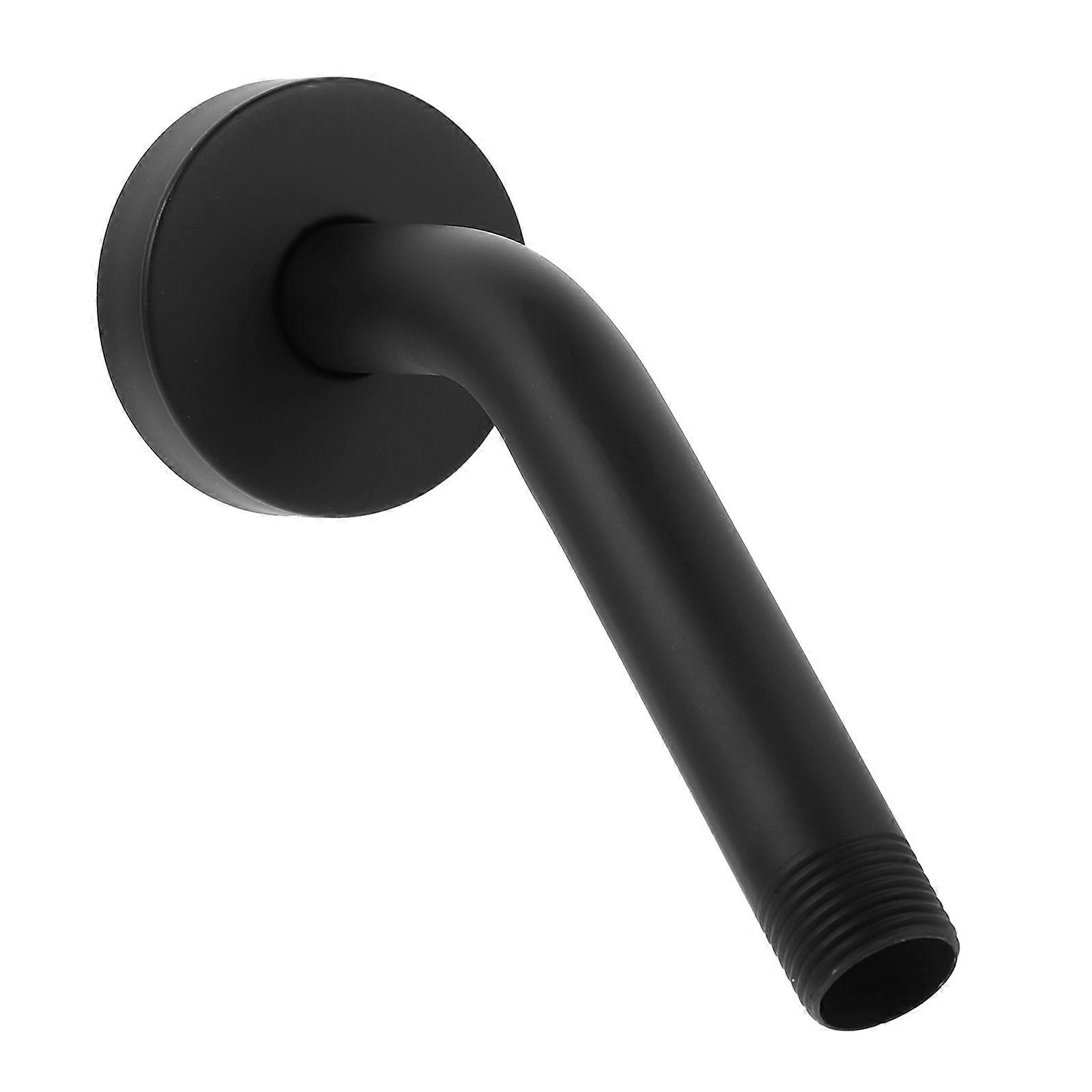Black Stainless Steel Shower Arm for Home Use with Details and Durability 1 Set