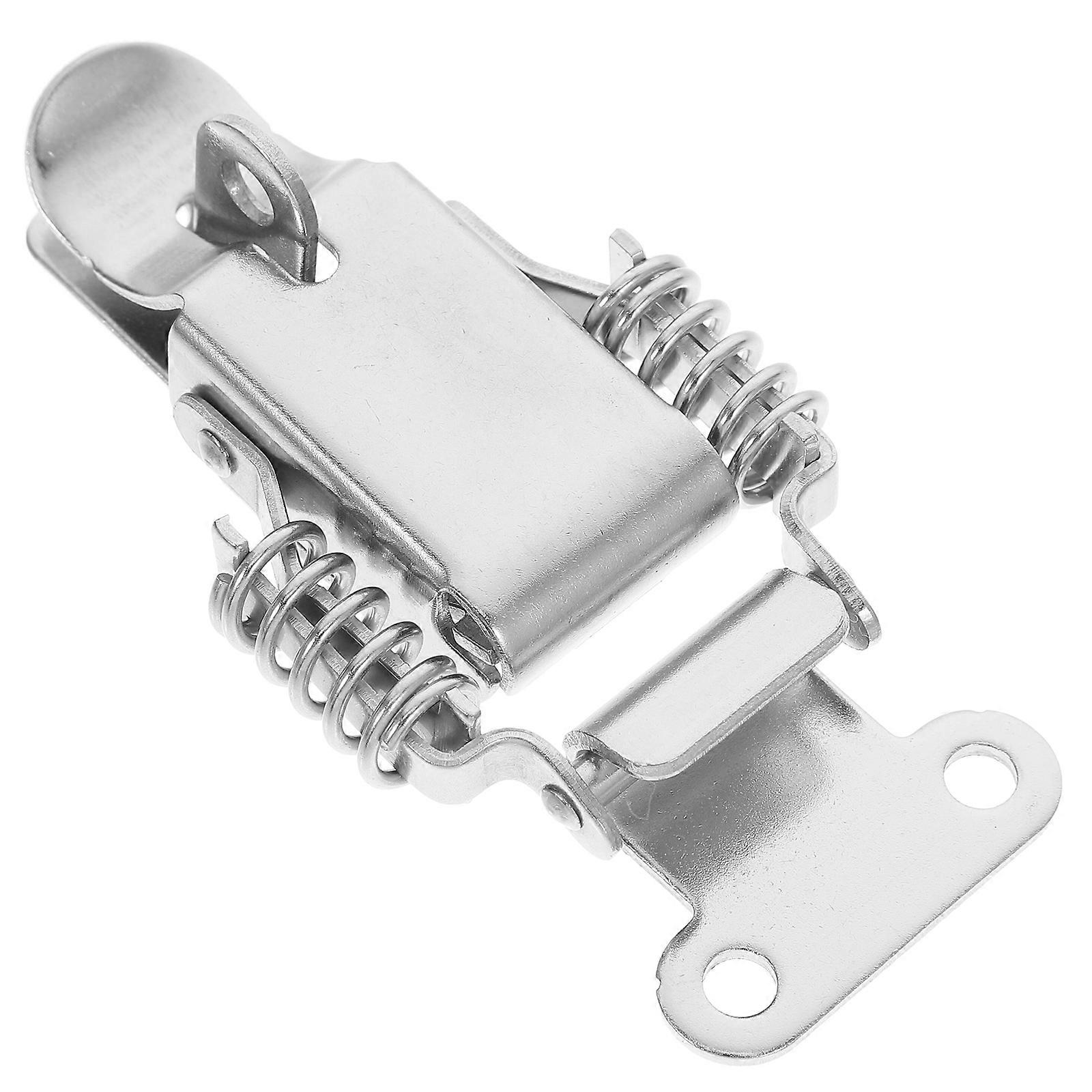 Stainless Steel Spring Loaded Latch, Durable Toggle Buckle for Tool Boxes, Wooden Boxes and Beehives, Easy Installation, Compact Design for